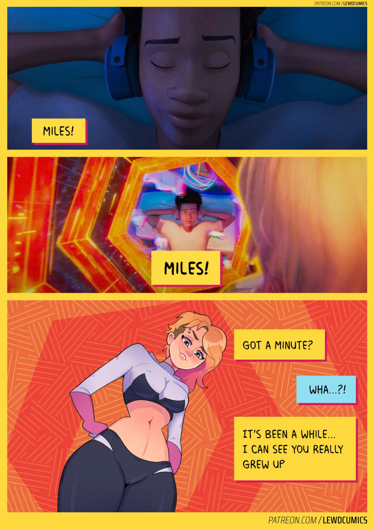 [LewdCumics] Across The Spider-Verse [Uncensored]