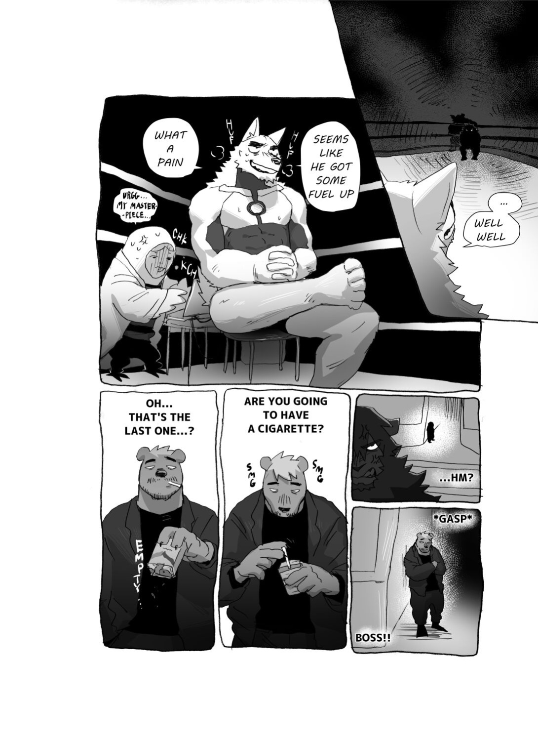 (Shinshun Kemoket 8) [Sagyouba NOMNOM (Nomifuki)] BHB Kemo Pro Magazine