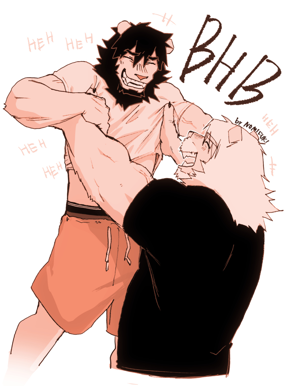 (Shinshun Kemoket 8) [Sagyouba NOMNOM (Nomifuki)] BHB Kemo Pro Magazine