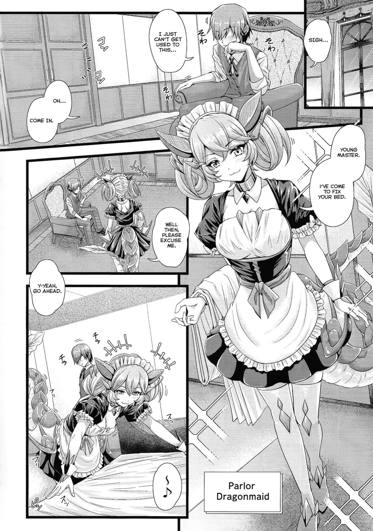 (C102) [Duelroid (JYUN, Hassen)] Dragon Maid no Yotogibanashi | Dragonmaid's Night Service (Yu-Gi-Oh! OCG) [Rising Sun Translations]