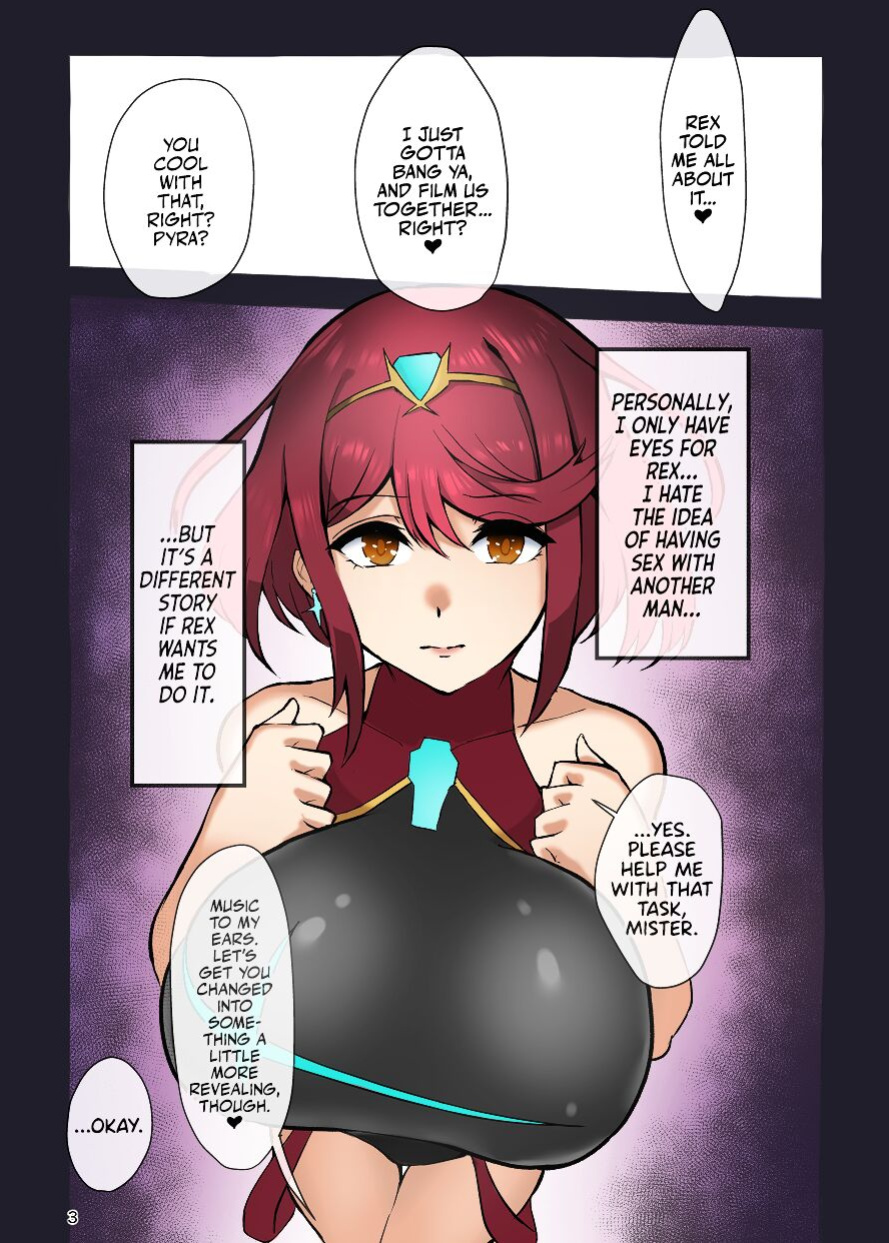 [Kogomedou (Hijiri Kogome)] Homura to Kitanai Oji-san Netorase Takuran Koubi | Rex Gets Cucked by a Filthy Old Man (Xenoblade Chronicles 2) [Team Rabu2] [Colorized]