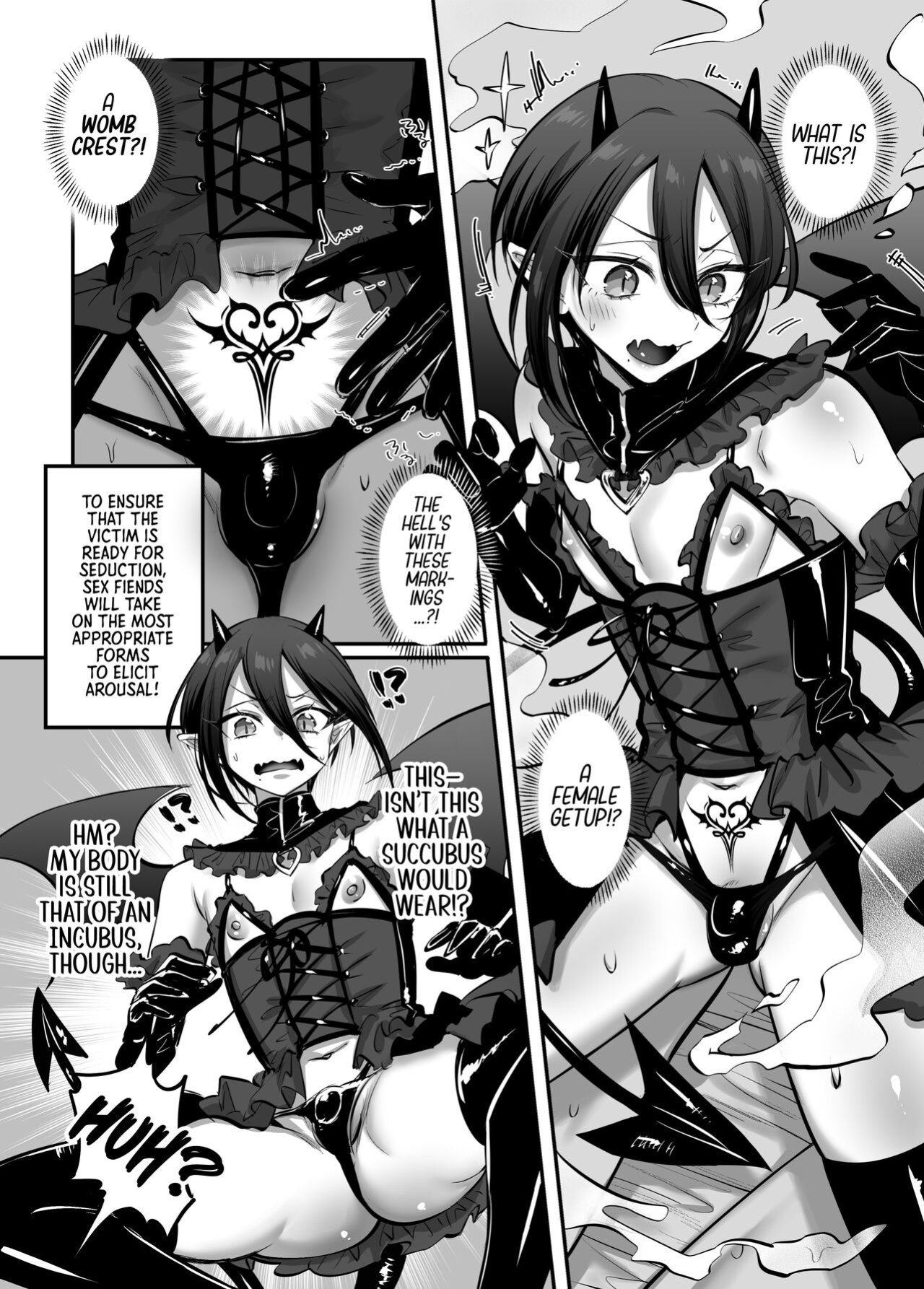 [NUH (Morino Bambi)] Incubus-kun♂ Succubus Ochi♀!? | ♂Fall From Grace♀ [Pub Faggots]
