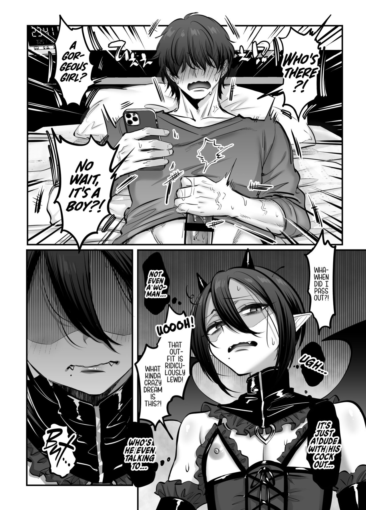 [NUH (Morino Bambi)] Incubus-kun♂ Succubus Ochi♀!? | ♂Fall From Grace♀ [Pub Faggots]