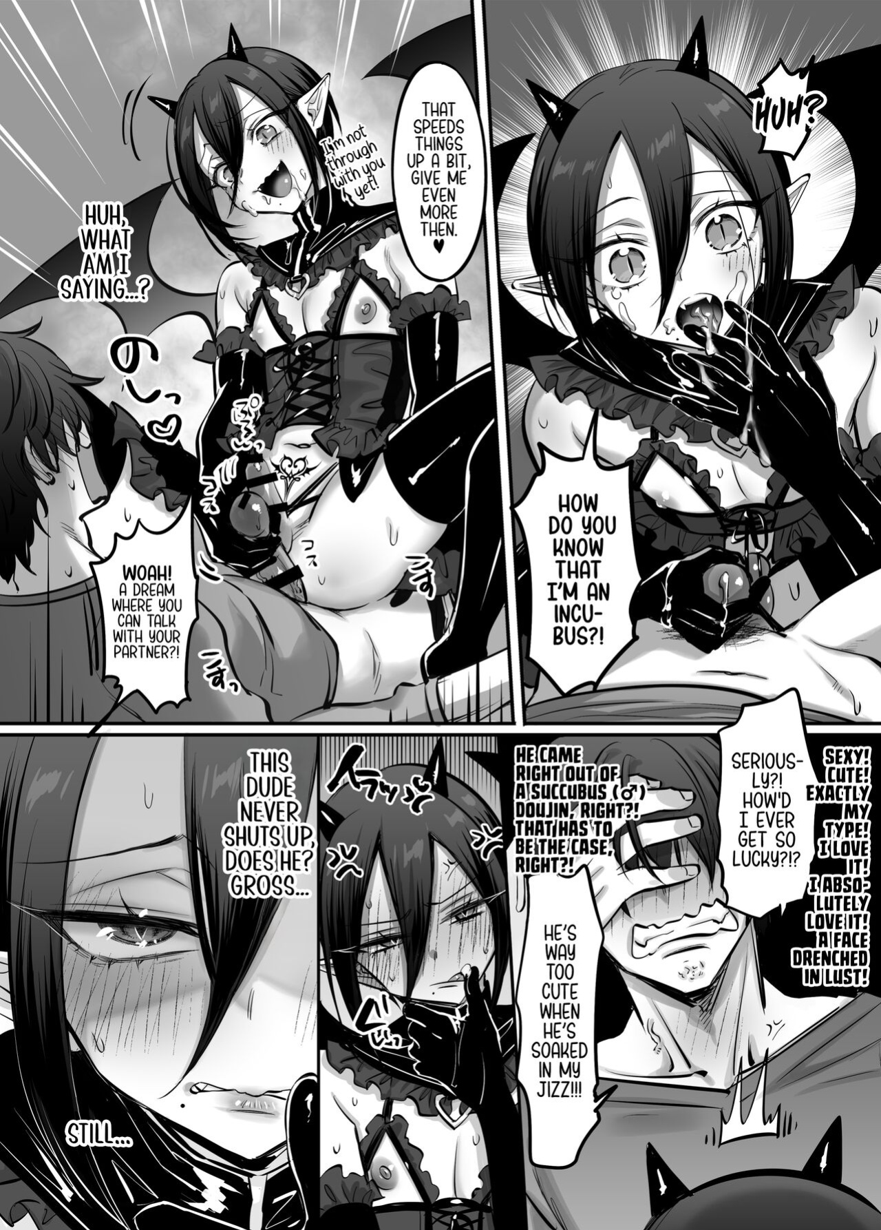 [NUH (Morino Bambi)] Incubus-kun♂ Succubus Ochi♀!? | ♂Fall From Grace♀ [Pub Faggots]