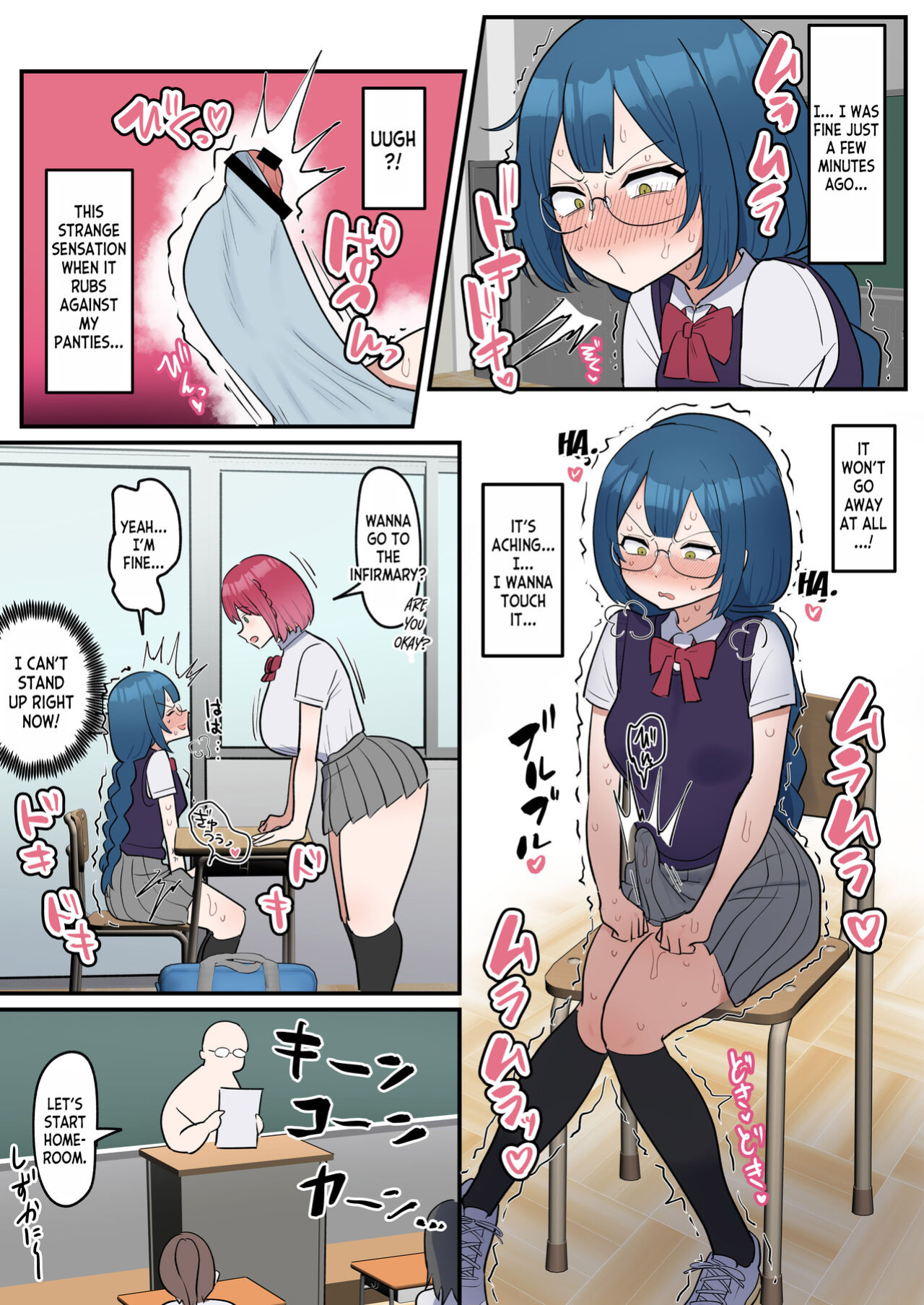 [Fence 14] Totsuzen Chinpo ga Haete Shimatta Majime Joshi, Tomodachi to Koubi Suru | The Serious girl Suddenly Grows a Dick and Fucks Her Friend [desudesu]