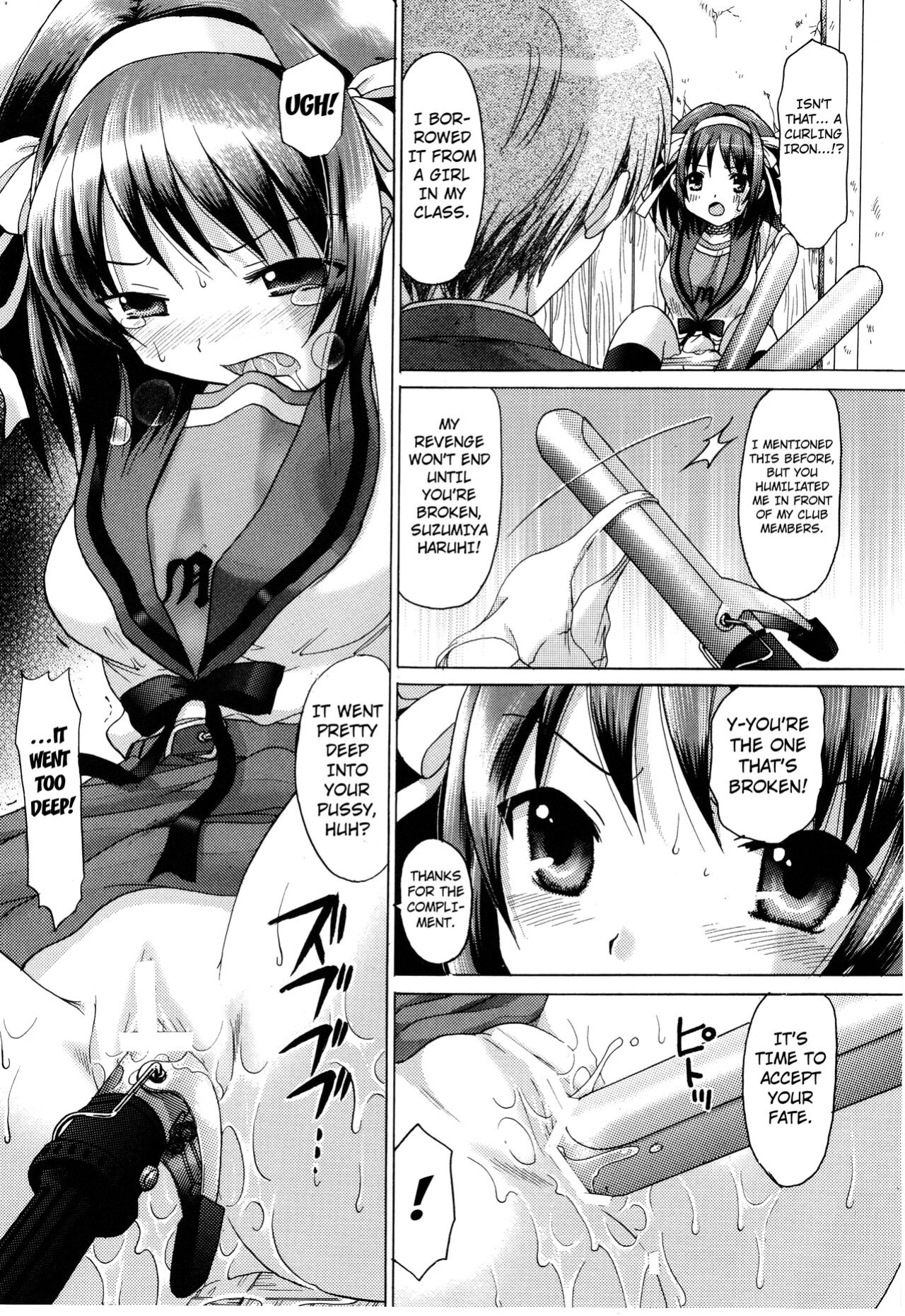 [TecchiTecchi (YUZU-PON)] Suzumiya Haruhi no Zettaizetsume | The Absolute Doom of Suzumiya Haruhi 2 (Suzumiya Haruhi no Yuuutsu) [Kuraudo]