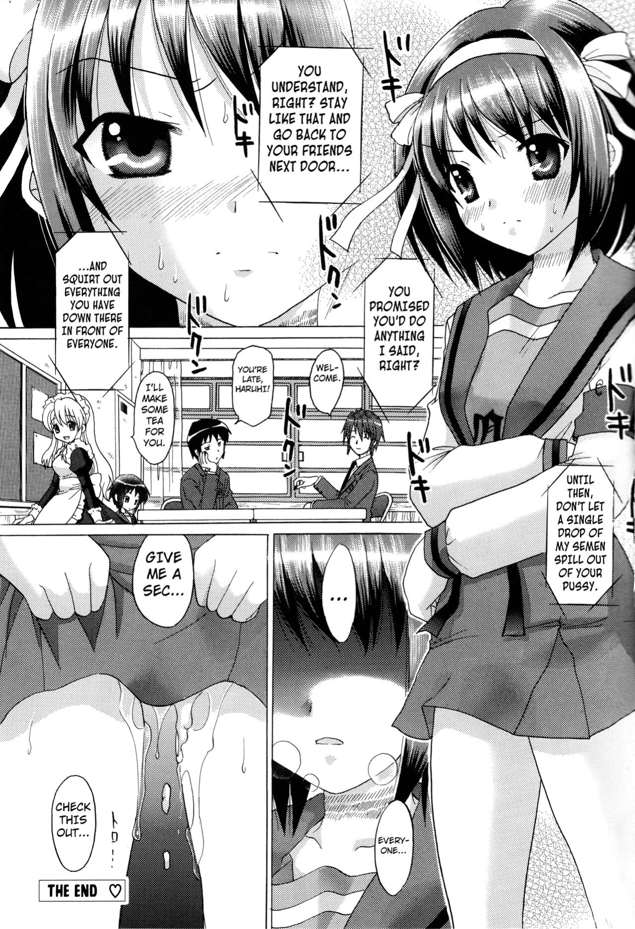 [TecchiTecchi (YUZU-PON)] Suzumiya Haruhi no Zettaizetsume | The Absolute Doom of Suzumiya Haruhi 2 (Suzumiya Haruhi no Yuuutsu) [Kuraudo]