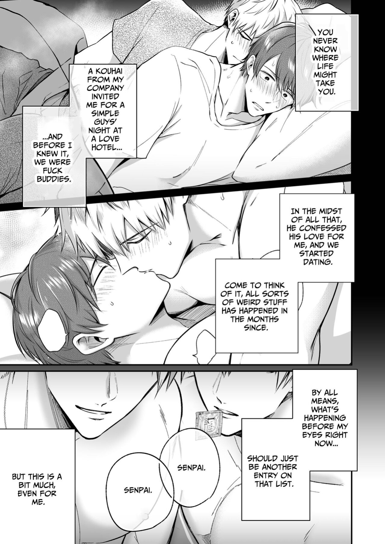 [SUMESHIYASAN] Office Worker's Love Hotel 8 Guys' Night EROS - College Boy Double-Dicked in a New World