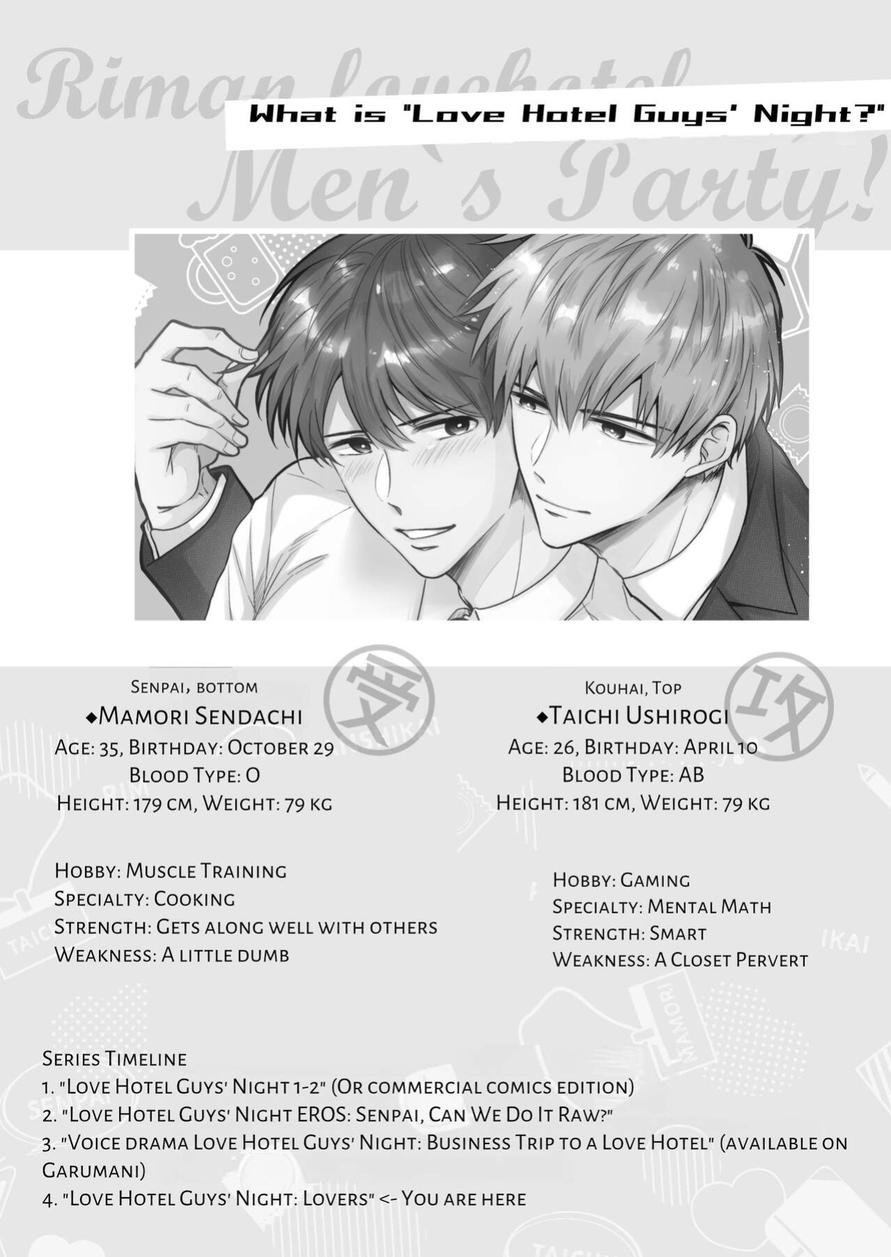 [SUMESHIYASAN] Office Worker's Love Hotel 4 Guys' Night ~Lovers~