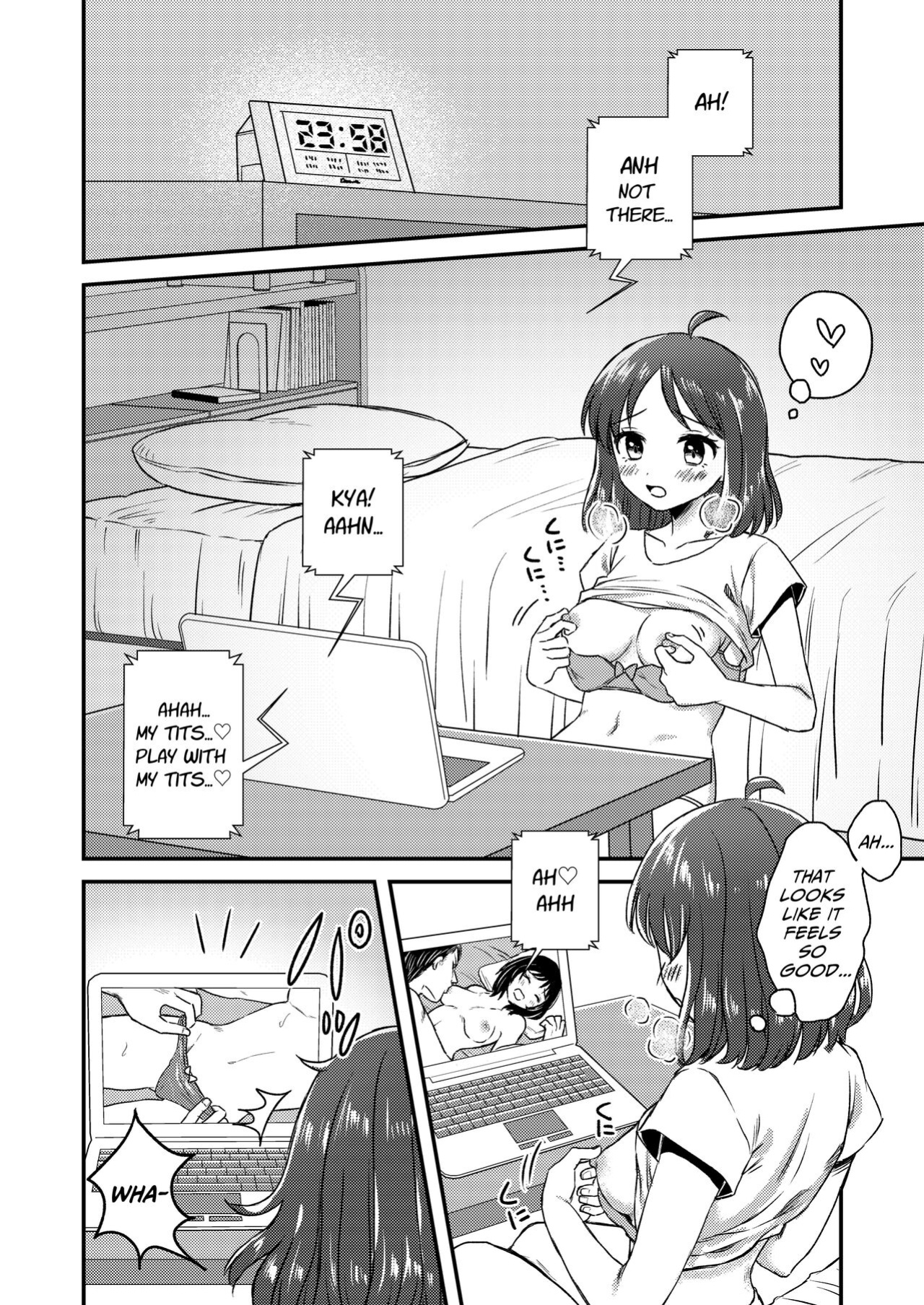 [Dolly-su (dorisu)] Nipuba- #1 Tsukimi-chan no Baai | Nipple Bar- #1 Tsukimi-chan Chapter