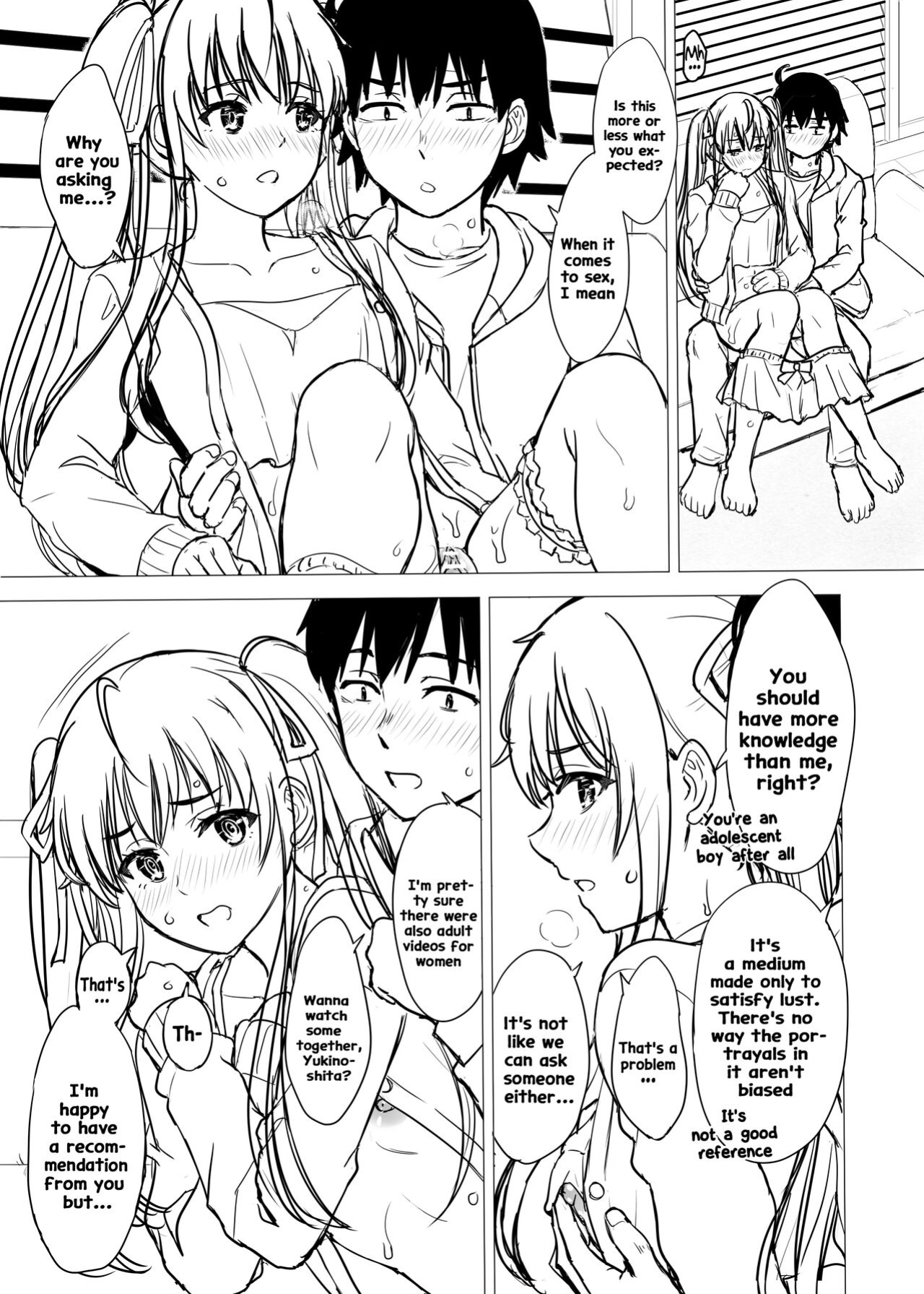 [Inanaki Shiki] Yukinon Manga (Yahari Ore no Seishun Love Come wa Machigatteiru.) [Hikarinokaze]