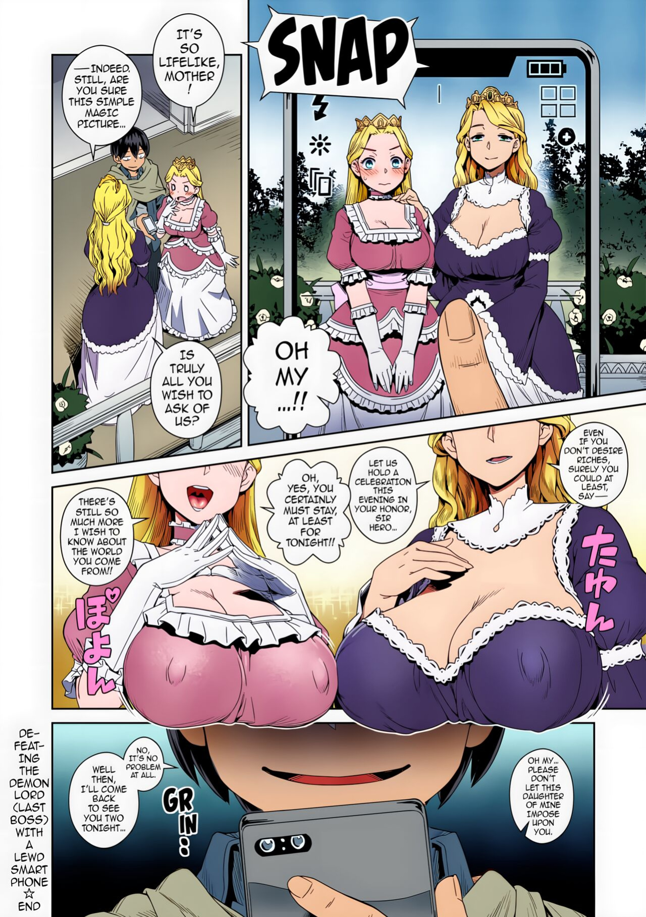 Kousuke] Ero Sumaho de Maou (Last Boss) Kouryaku | Defeating the Demon Lord (Last Boss) with a Lewd Smart Phone (COMIC Anthurium 2019-09) {darknight} [Uncensored] [Colorized]