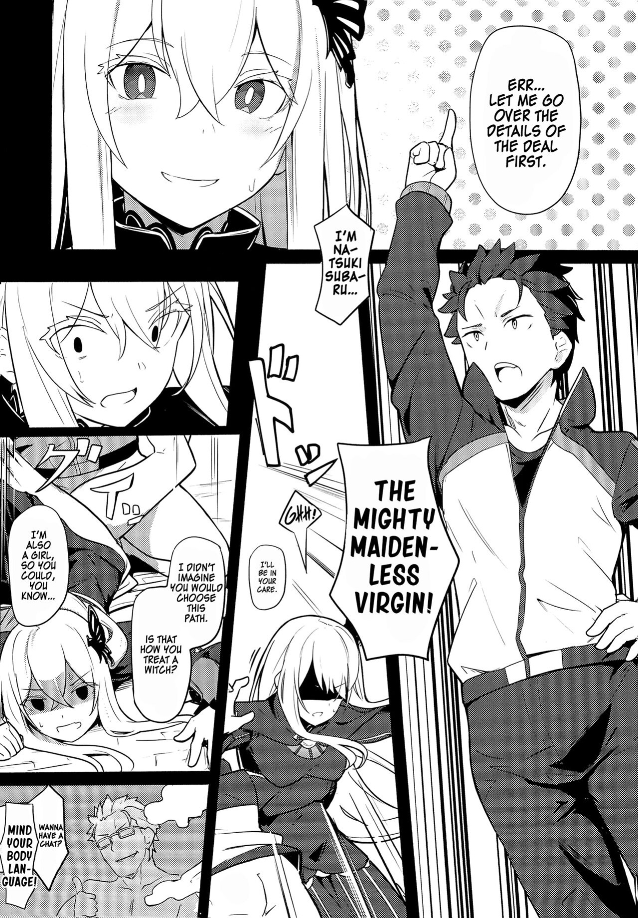 (C99) [Ohanabatake (Siseki Hirame)] Echidna sukebebon I (Re:Zero kara Hajimeru Isekai Seikatsu) [Kinsei Translations]