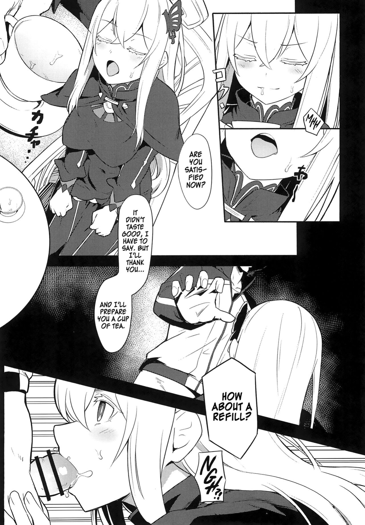 (C99) [Ohanabatake (Siseki Hirame)] Echidna sukebebon I (Re:Zero kara Hajimeru Isekai Seikatsu) [Kinsei Translations]