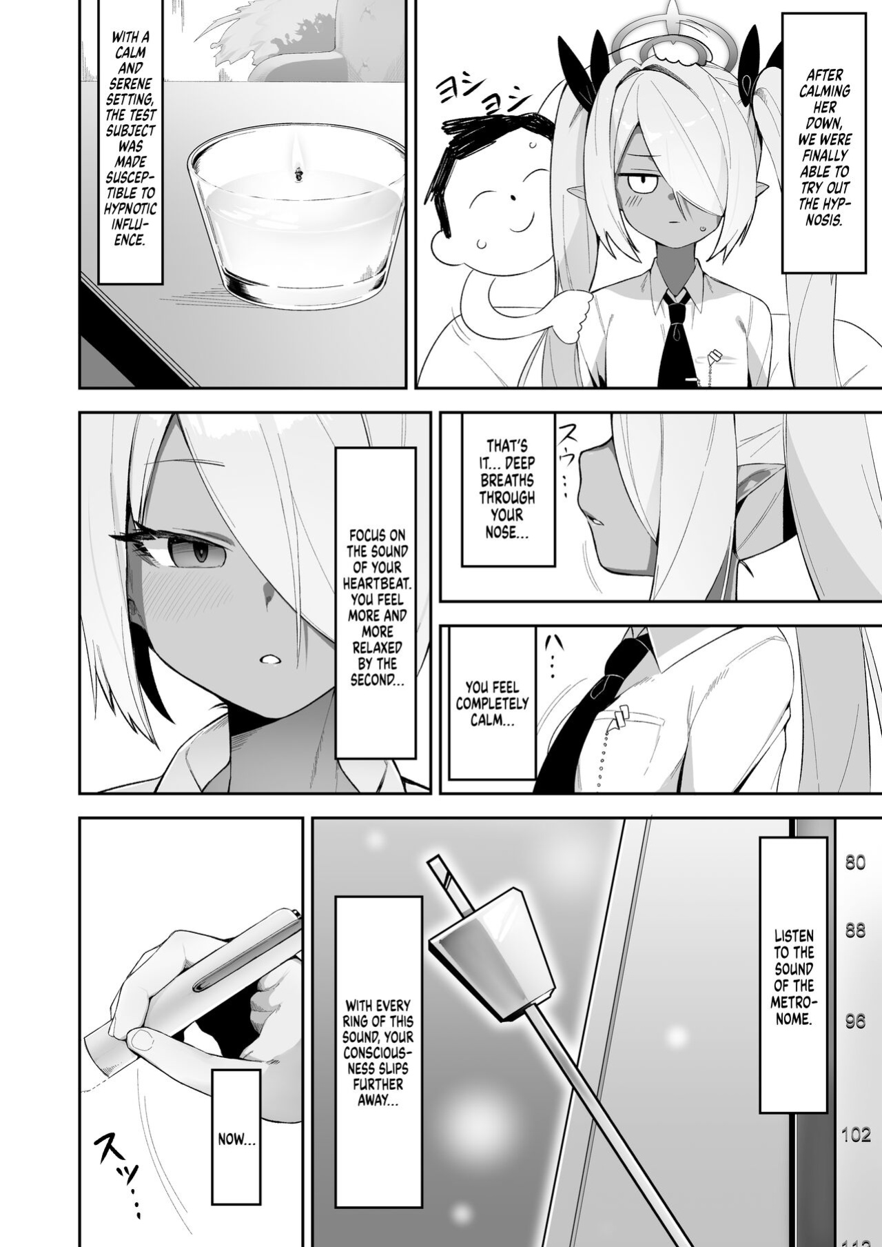 [Salty Dog. (Umashio)] Shiromi Iori o Hypno-ru. | Shiromi Iori Gets Hypnotized. (Blue Archive) [Xzosk]