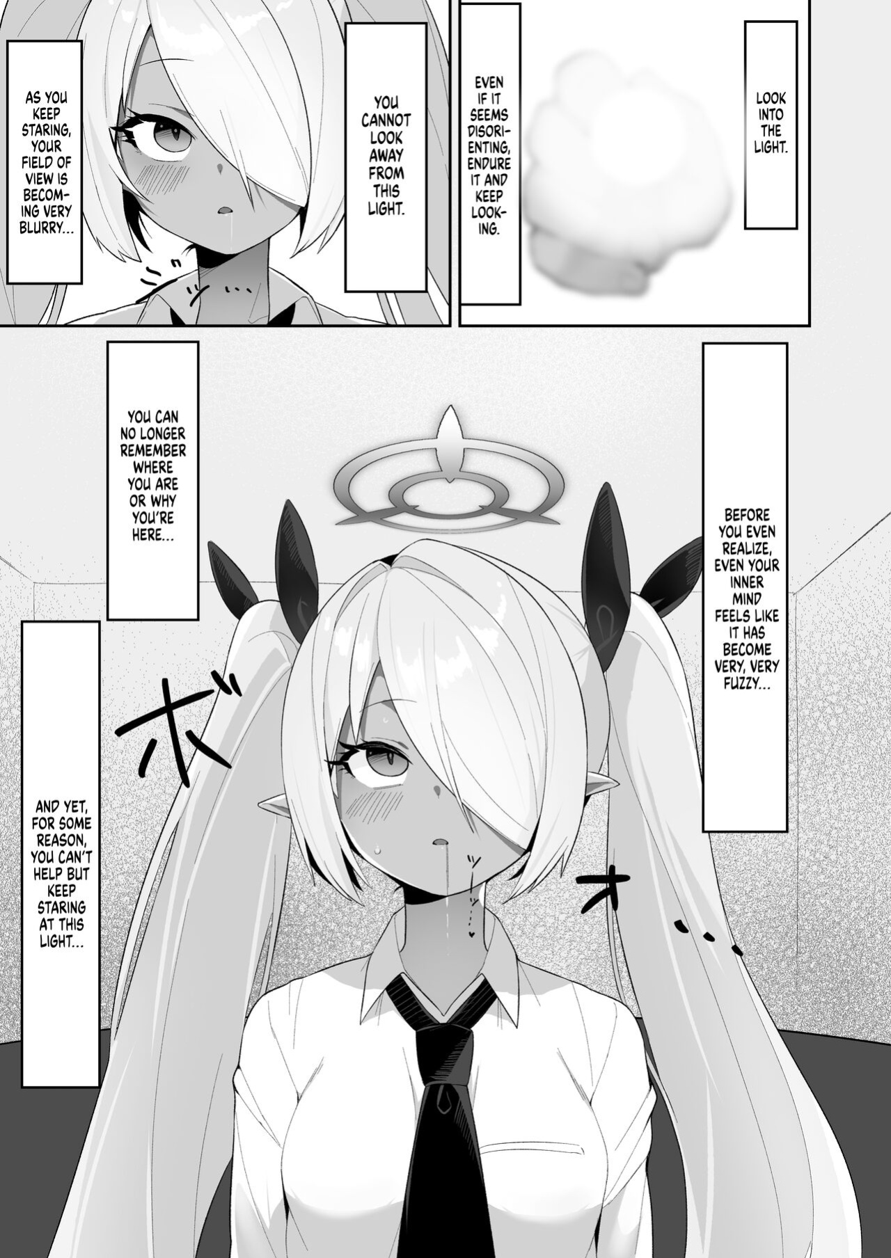 [Salty Dog. (Umashio)] Shiromi Iori o Hypno-ru. | Shiromi Iori Gets Hypnotized. (Blue Archive) [Xzosk]