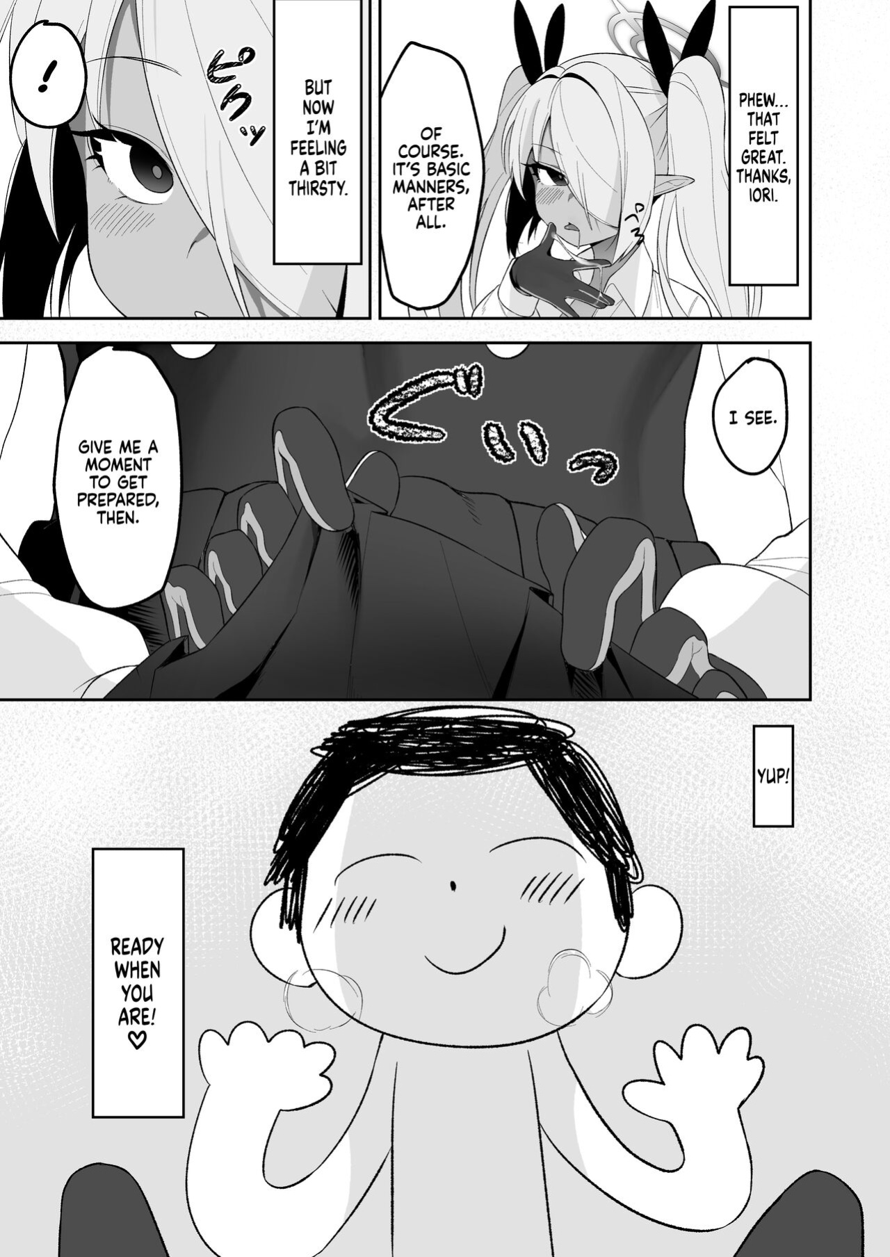 [Salty Dog. (Umashio)] Shiromi Iori o Hypno-ru. | Shiromi Iori Gets Hypnotized. (Blue Archive) [Xzosk]