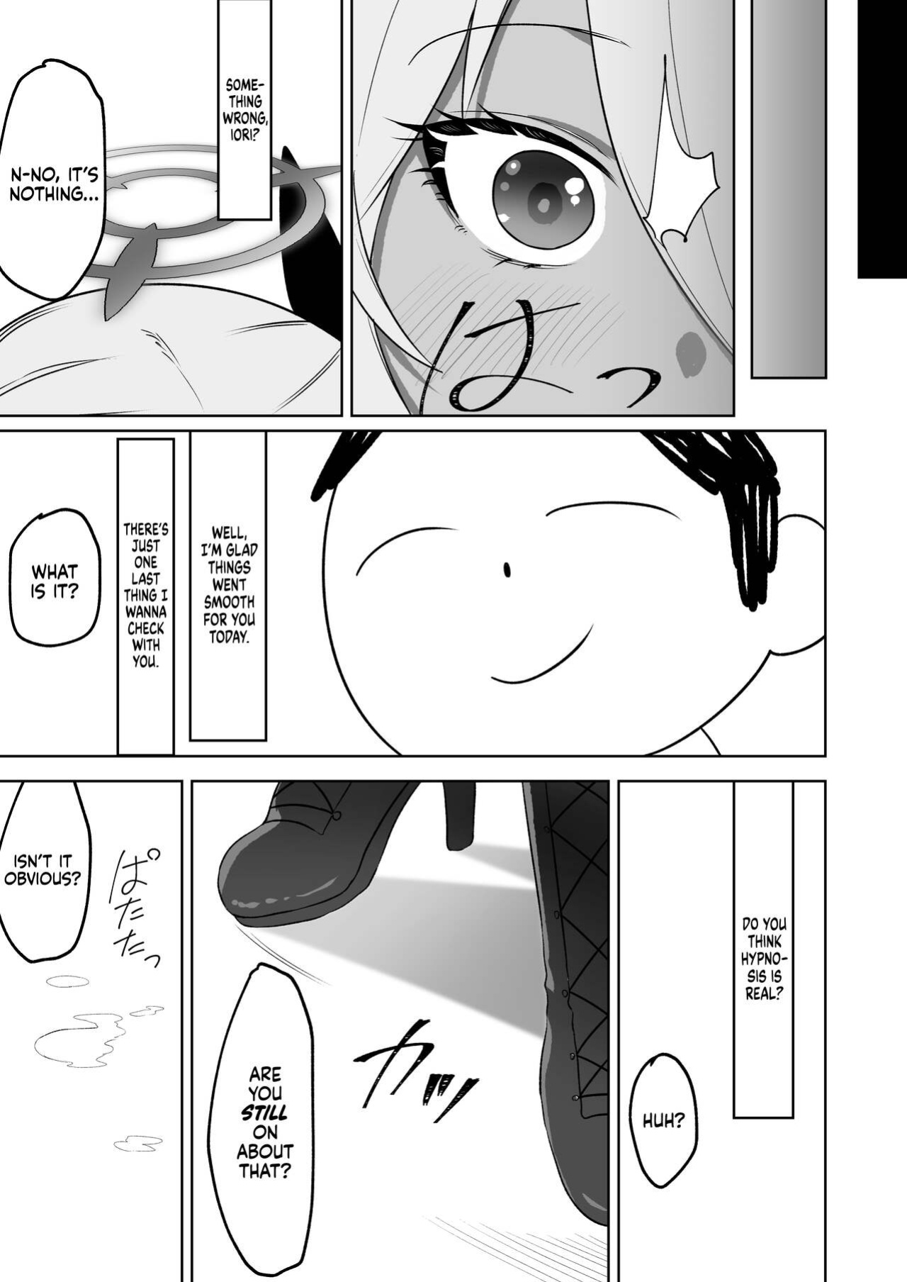 [Salty Dog. (Umashio)] Shiromi Iori o Hypno-ru. | Shiromi Iori Gets Hypnotized. (Blue Archive) [Xzosk]