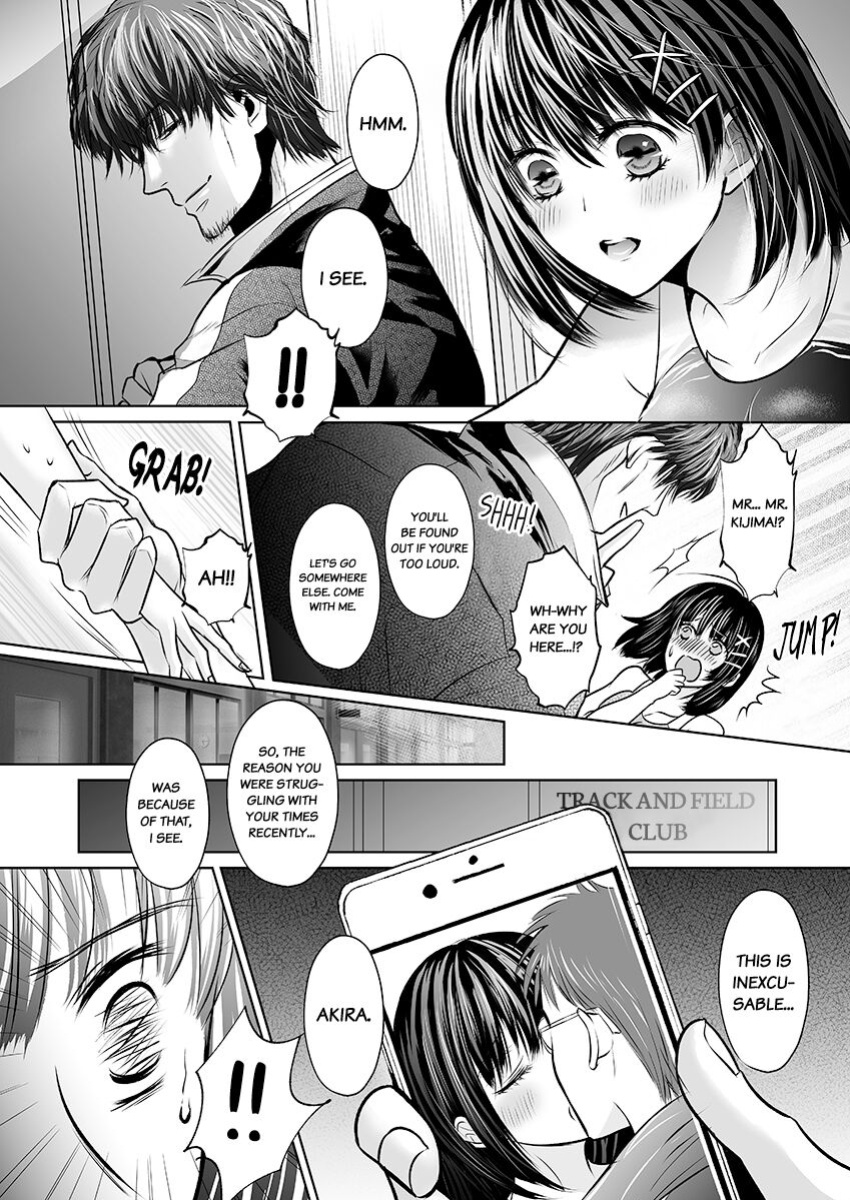 [Amazato] Kareshi no Menomaede… Haitteru!? ~Zetsurin Coach no Namahame Zecchou Shidou~ 1-2 | Fucked in Front of My Boyfriend! Bareback Orgasm Drills With My Coach 1-2