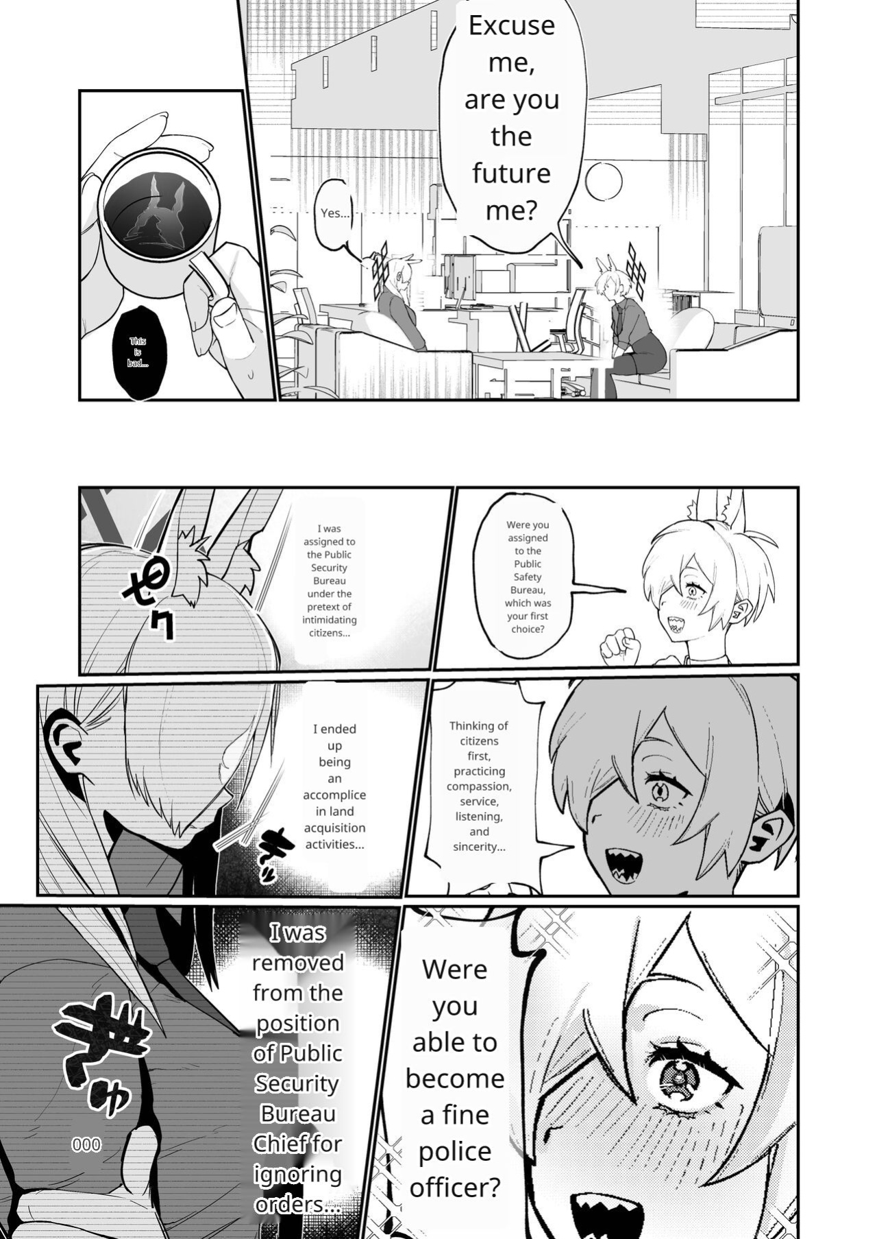 [Muchimuchitei (Hakujitsu Mamire)] Kanna (Ima) x Sensei x Kanna (Mukashi) 3P Suru Hanashi (Blue Archive)