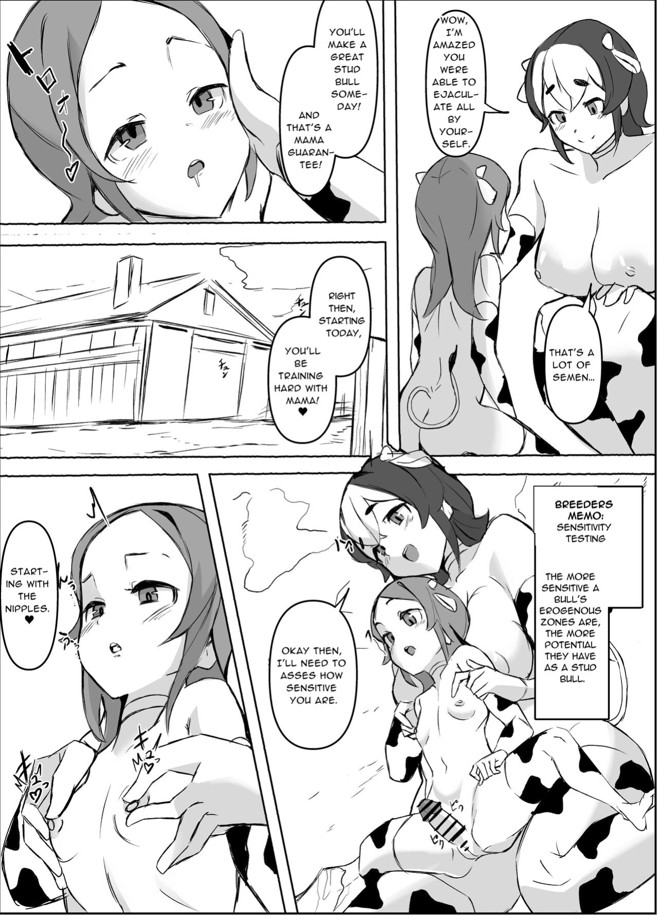 [Honyuubin (Tikubin)] Futanari Sakusei Bokujou Monogatari | Futanari Cumsuckery Ranch Tale [RWfuta]