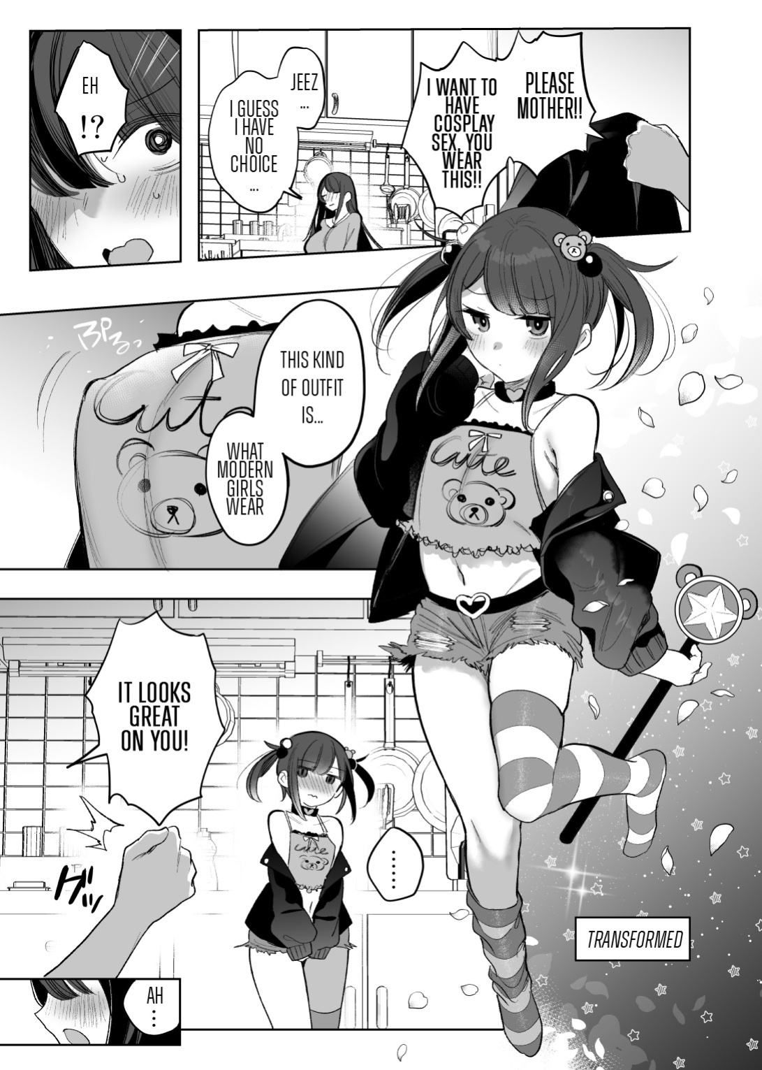 [Amamiya Mizuki] Mahou Shoujo Okaa-san, Mesugaki ni Naru [Satoru]
