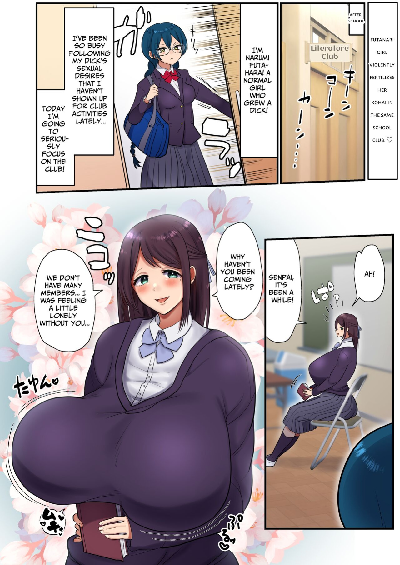 [Fence 14] Futanari Musume no Tanetsuke Press! | Futanari Girl's Mating Press! [Penguin Piper]