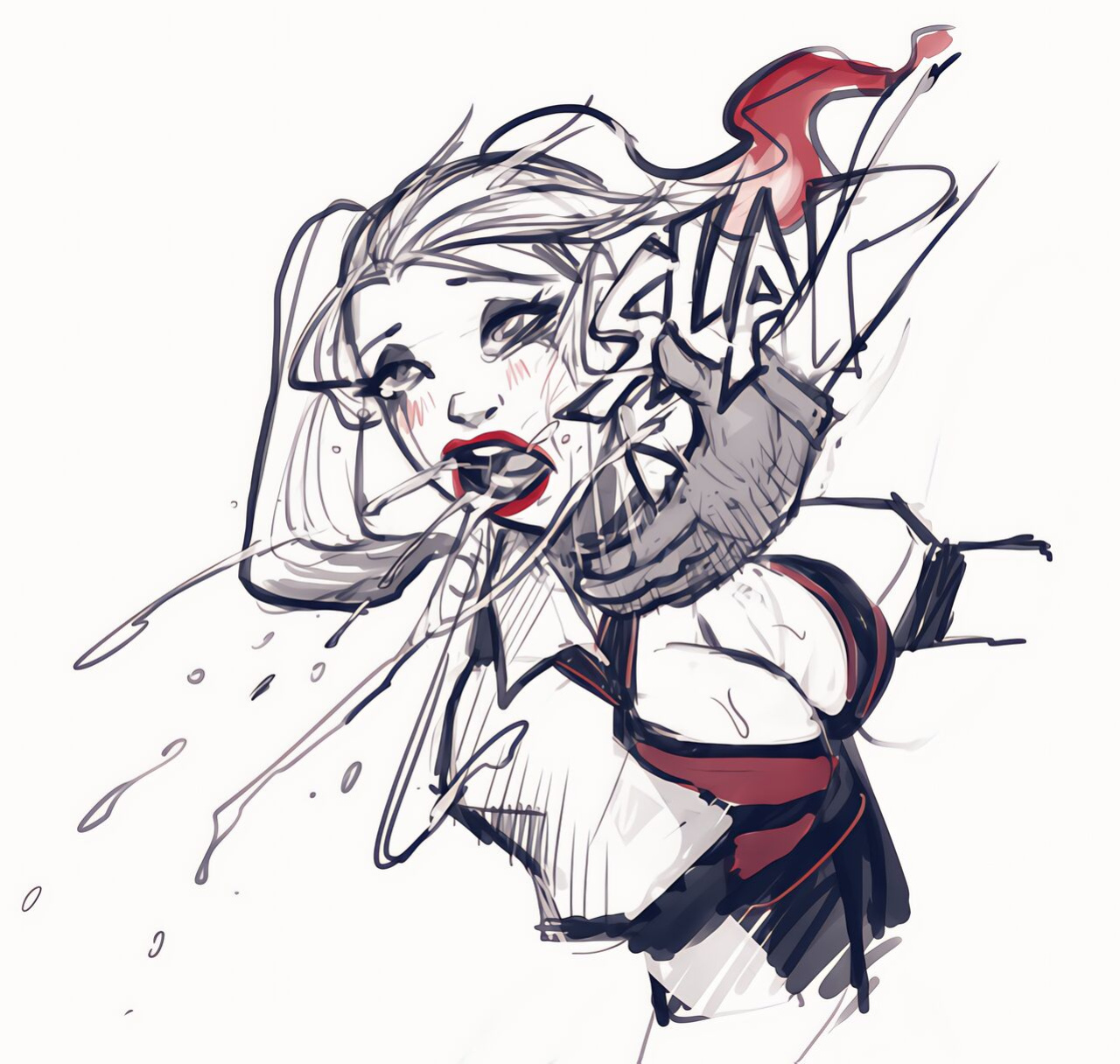 [DevilHS] Harley Quin Superslut + Extras (Upscaled)