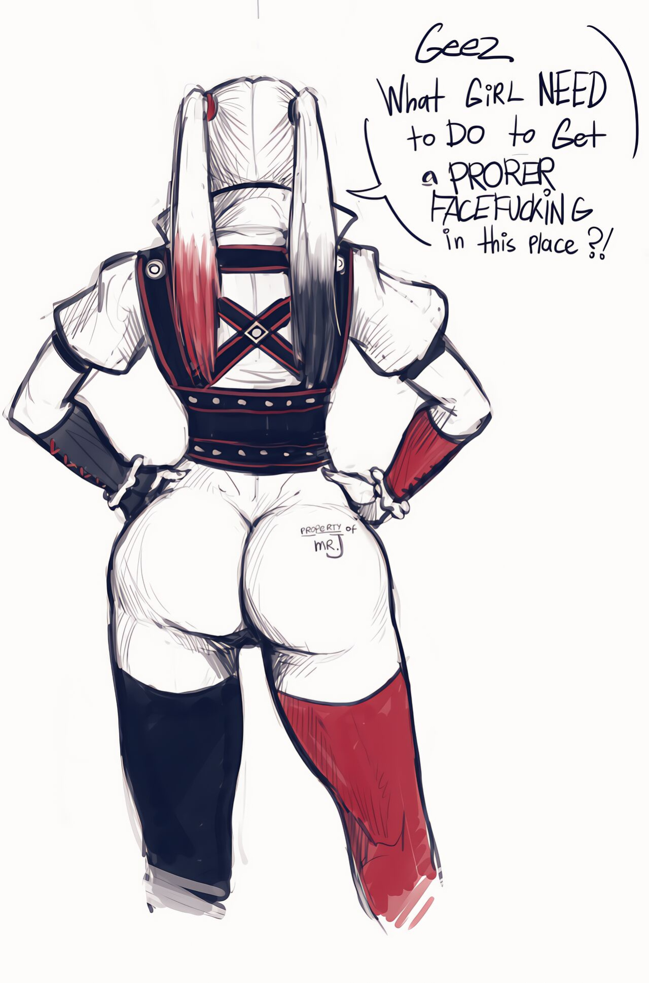 [DevilHS] Harley Quin Superslut + Extras (Upscaled)