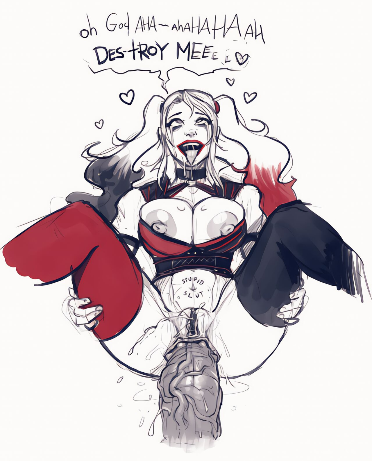 [DevilHS] Harley Quin Superslut + Extras (Upscaled)