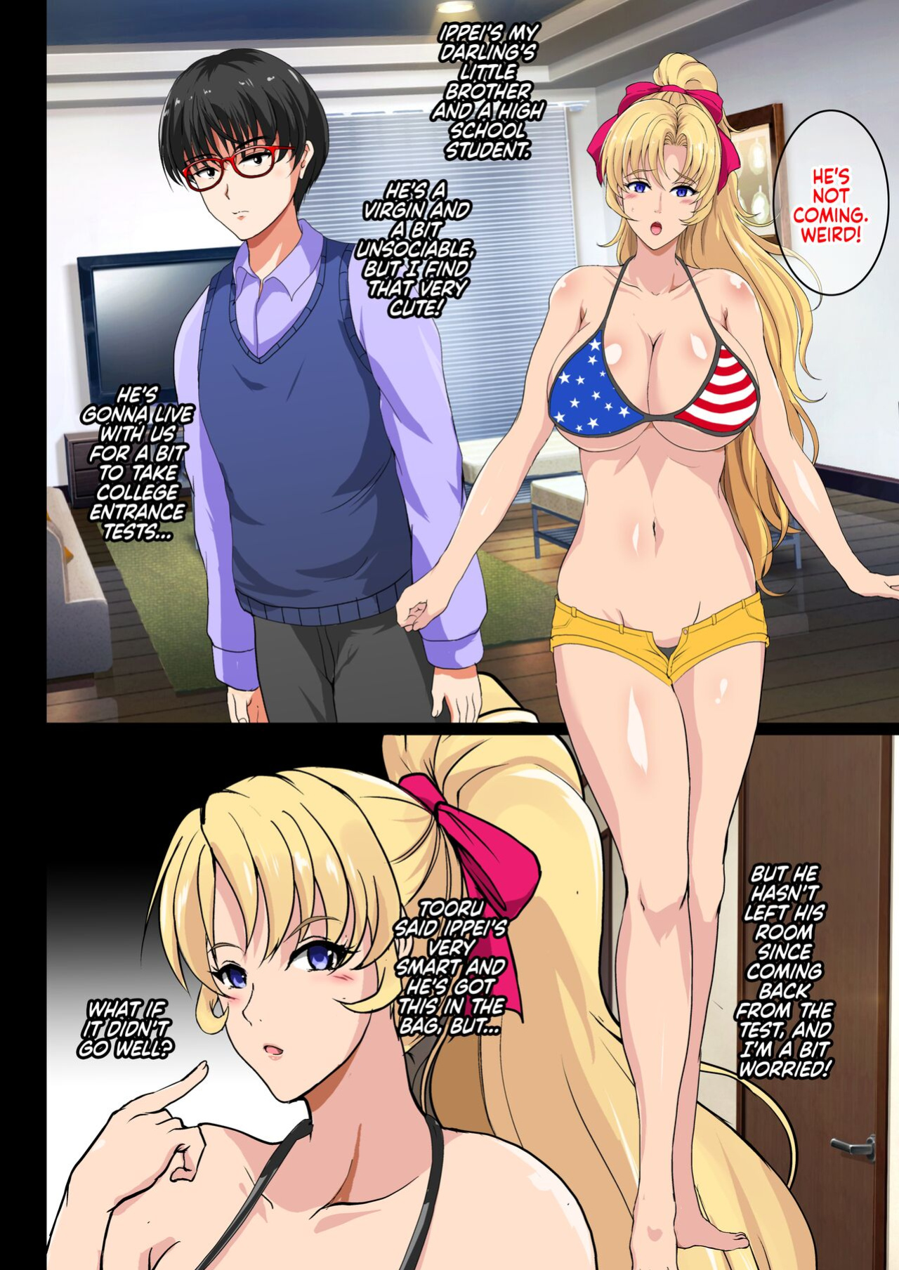 [Shouchuu MAC (Hozumi Kenji)] Blond Sister-in-Law NTR