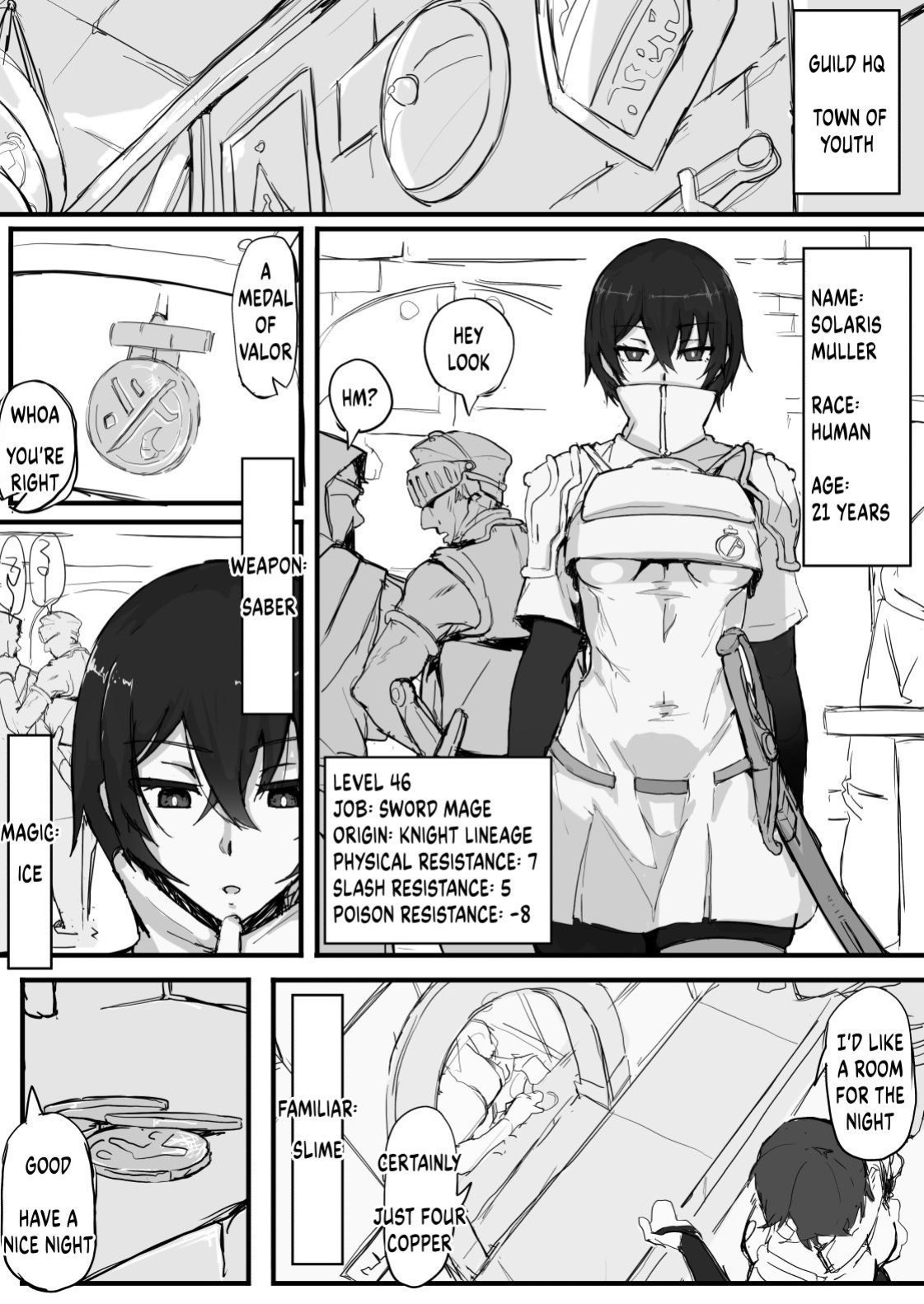 [Shirabe Shiki] Kurokami Cool Kenshi no Shumi | The Stoic Dark-Haired Swordswoman's Hobby