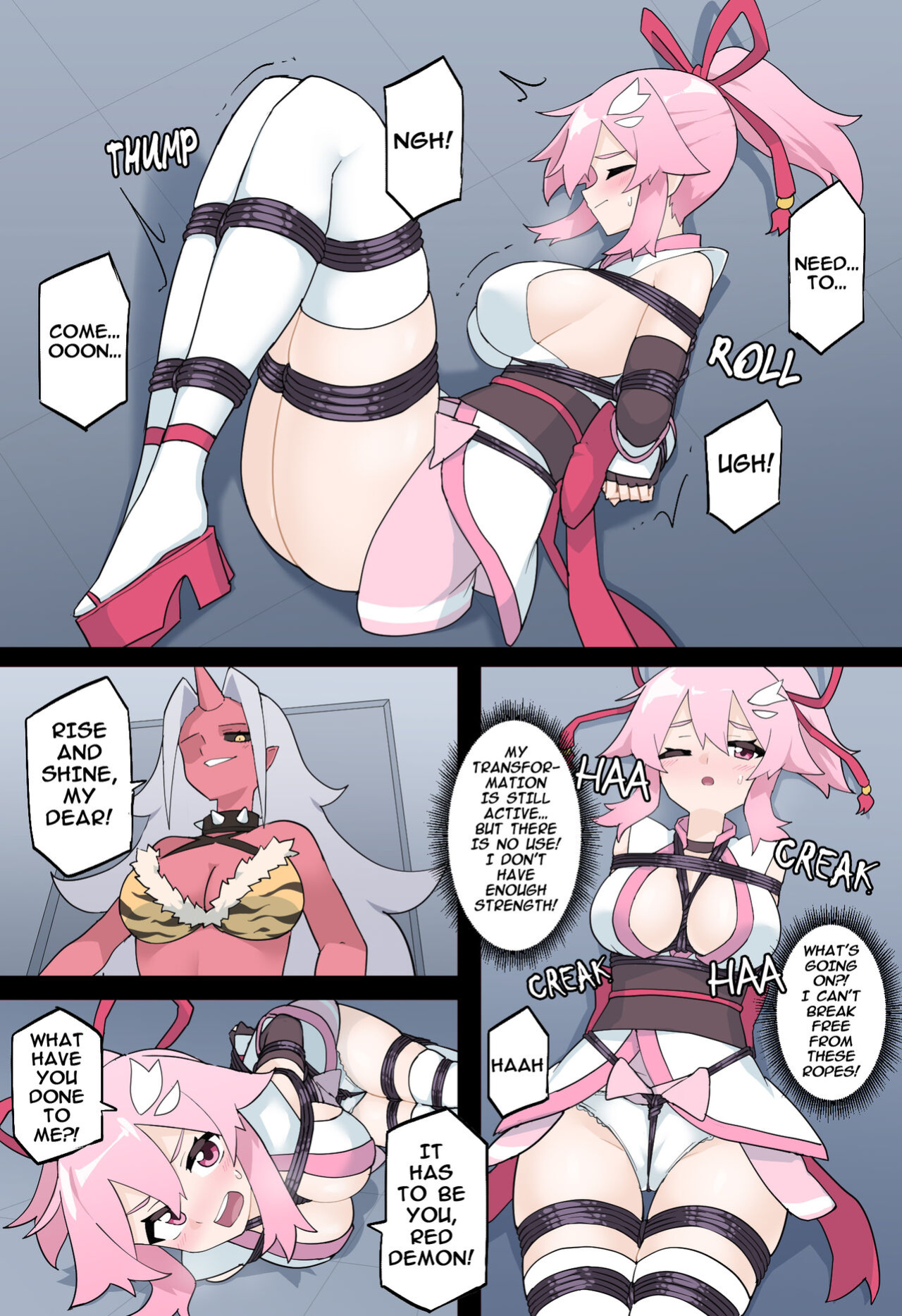 [Yumekakiya (MuuMuu, Rioreori)] Hana no Kunoichi Karen Daiikkan | Karen The Flower Kunoichi Chapter 1