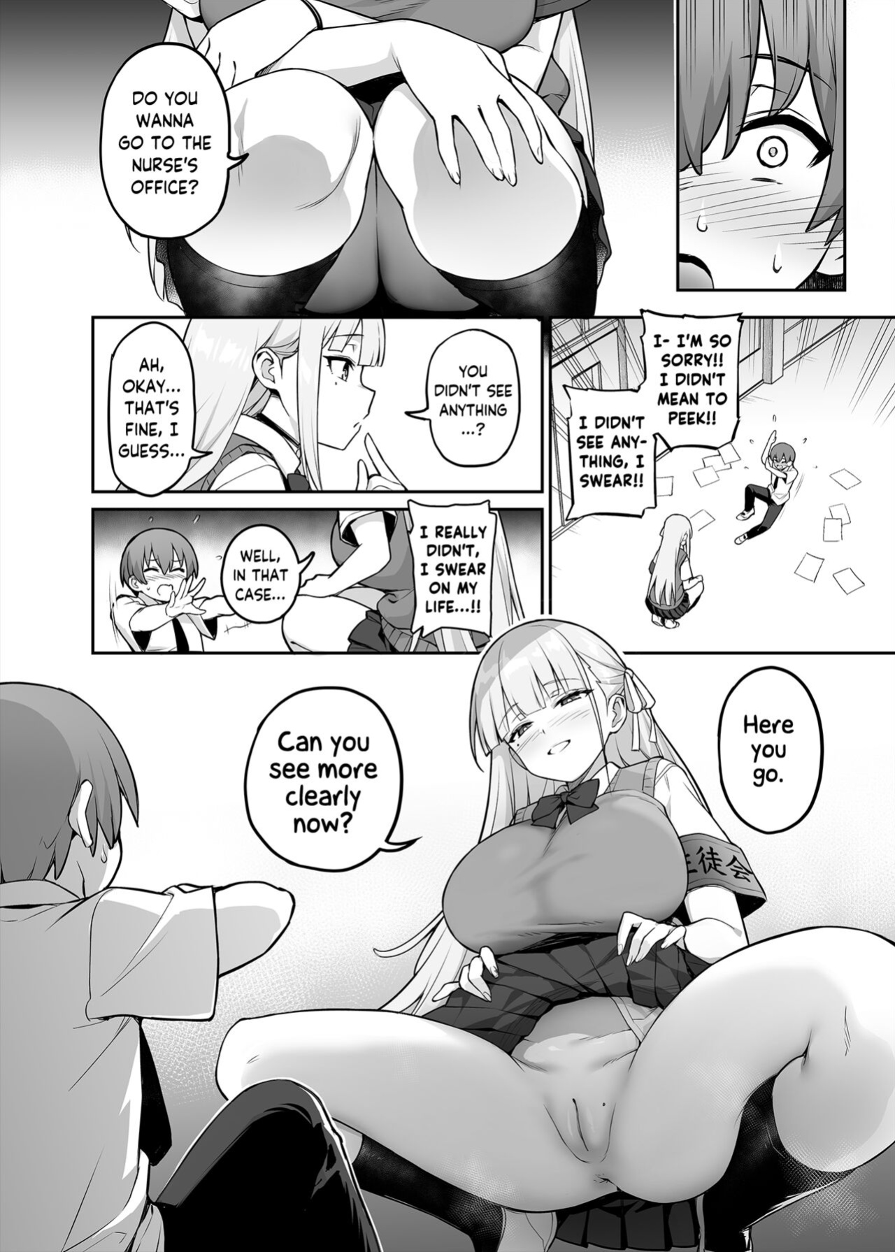 [TRY] Akogare no Seitokaichou ga Kyonyuu Sugiru Ken | The Beloved Student Council President With the Obscenely Big Tits [SaLamiLid]