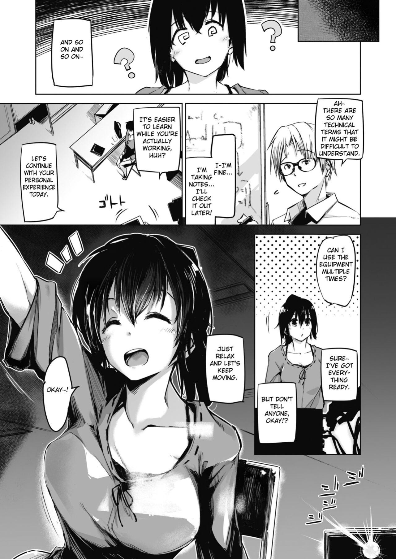 [Shijokko] Sennou Sareru dake no Kantan na Oshigoto desu [Fated Circle] [Incomplete]