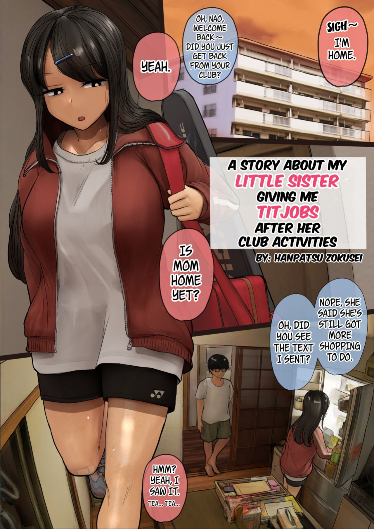 [Hanpatsu Zokusei] Bukatsu Kara Kaettekita Imouto ni Paizuri Shite Morau Hanashi | A Story About My Little Sister Giving Me Titjobs After Her Club Activities [WayVZ]