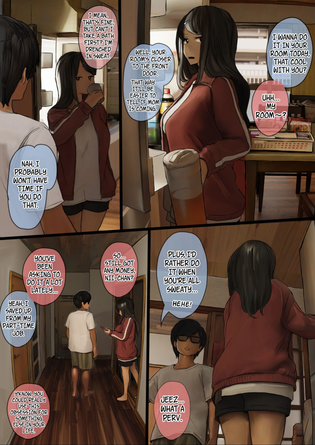 [Hanpatsu Zokusei] Bukatsu Kara Kaettekita Imouto ni Paizuri Shite Morau Hanashi | A Story About My Little Sister Giving Me Titjobs After Her Club Activities [WayVZ]