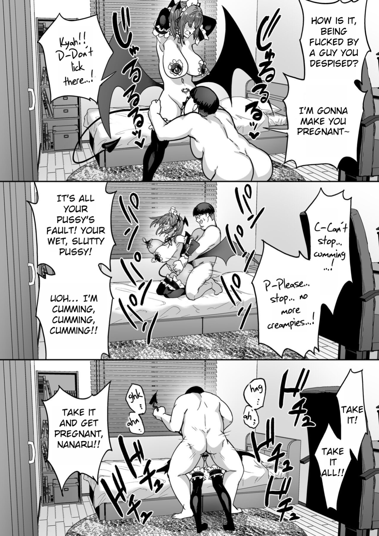 That time when I punished a cheeky gal by turning her into a succubus