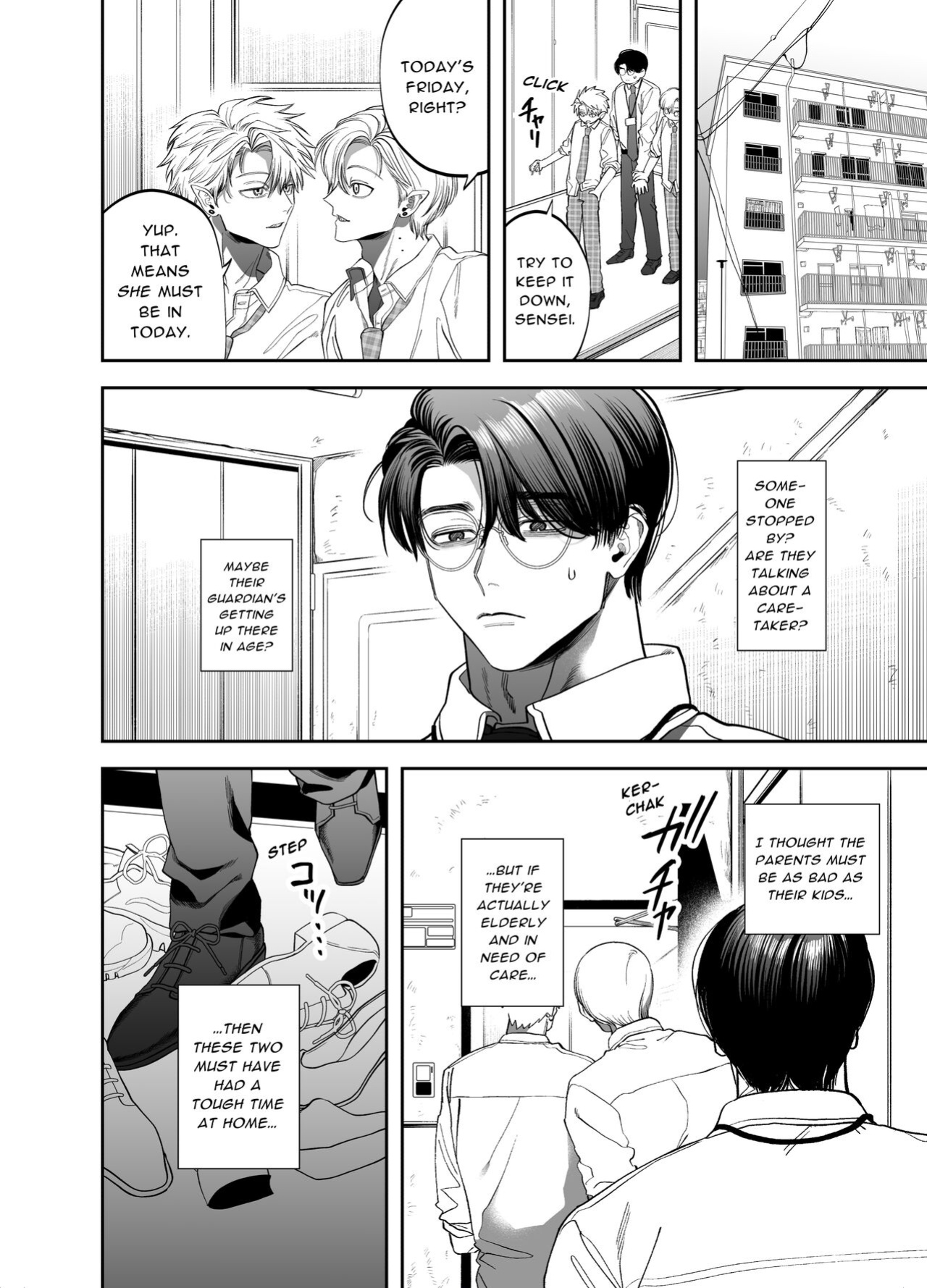 [KANIPANKO (Kanipan Mushamusha)] Teach us, Mazo-Sensei! ~Ravished and Corrupted by the Delinquent Sadist Brothers I Teach~