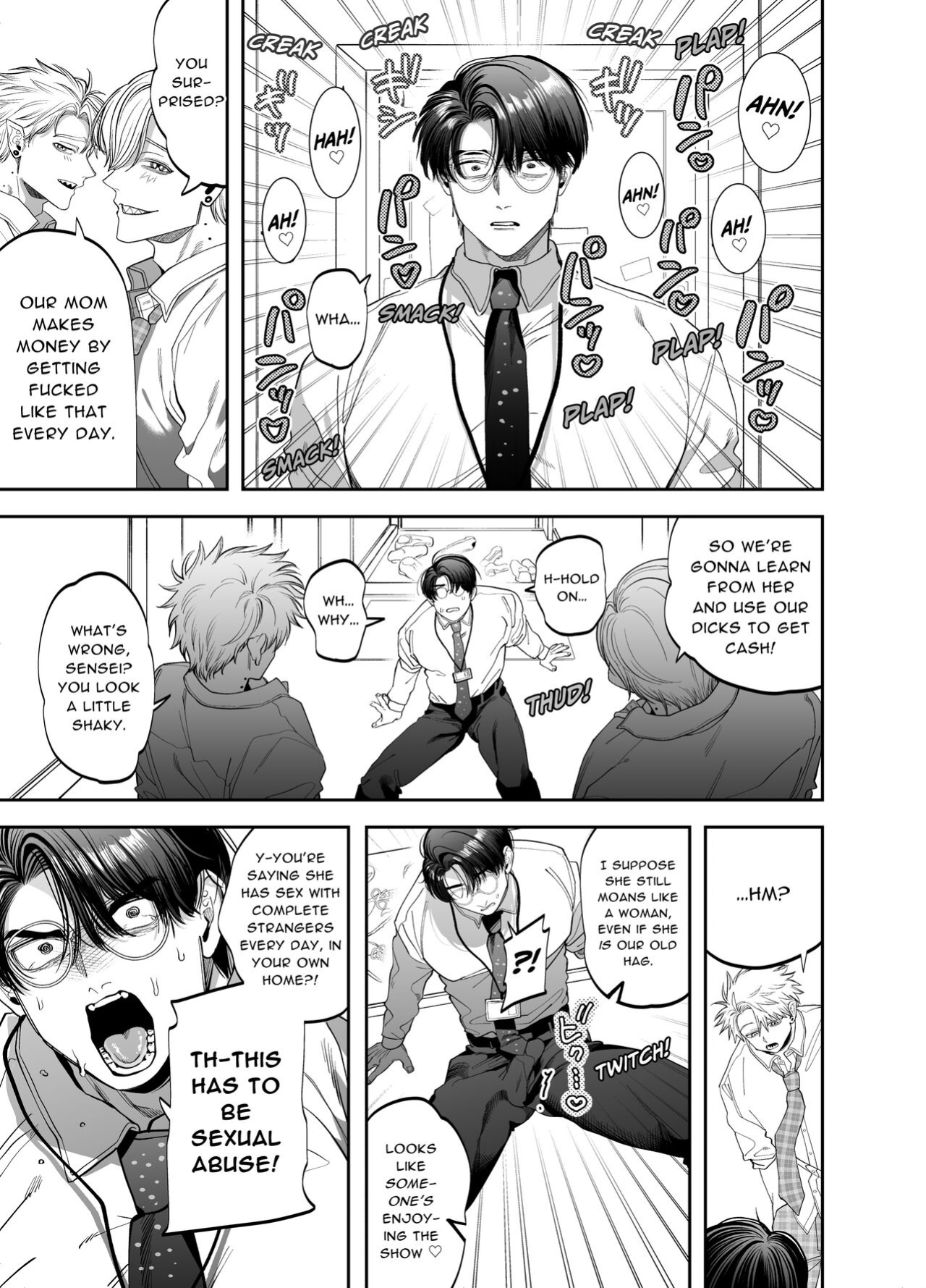 [KANIPANKO (Kanipan Mushamusha)] Teach us, Mazo-Sensei! ~Ravished and Corrupted by the Delinquent Sadist Brothers I Teach~