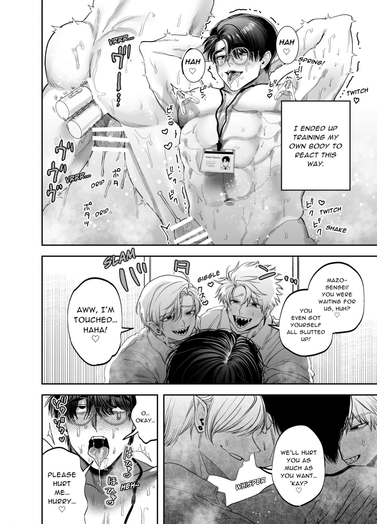 [KANIPANKO (Kanipan Mushamusha)] Teach us, Mazo-Sensei! ~Ravished and Corrupted by the Delinquent Sadist Brothers I Teach~