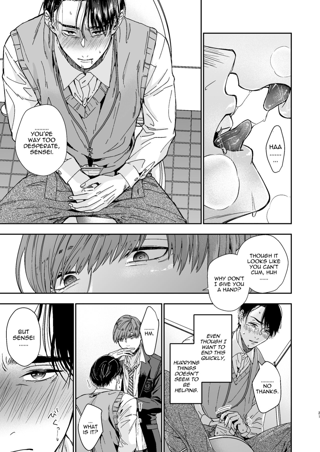 [Kamaboko Teishoku (Kyomu-chan)] No way a Playboy Teacher like me could get Sexually Disciplined and Femcorrupted by my Student!