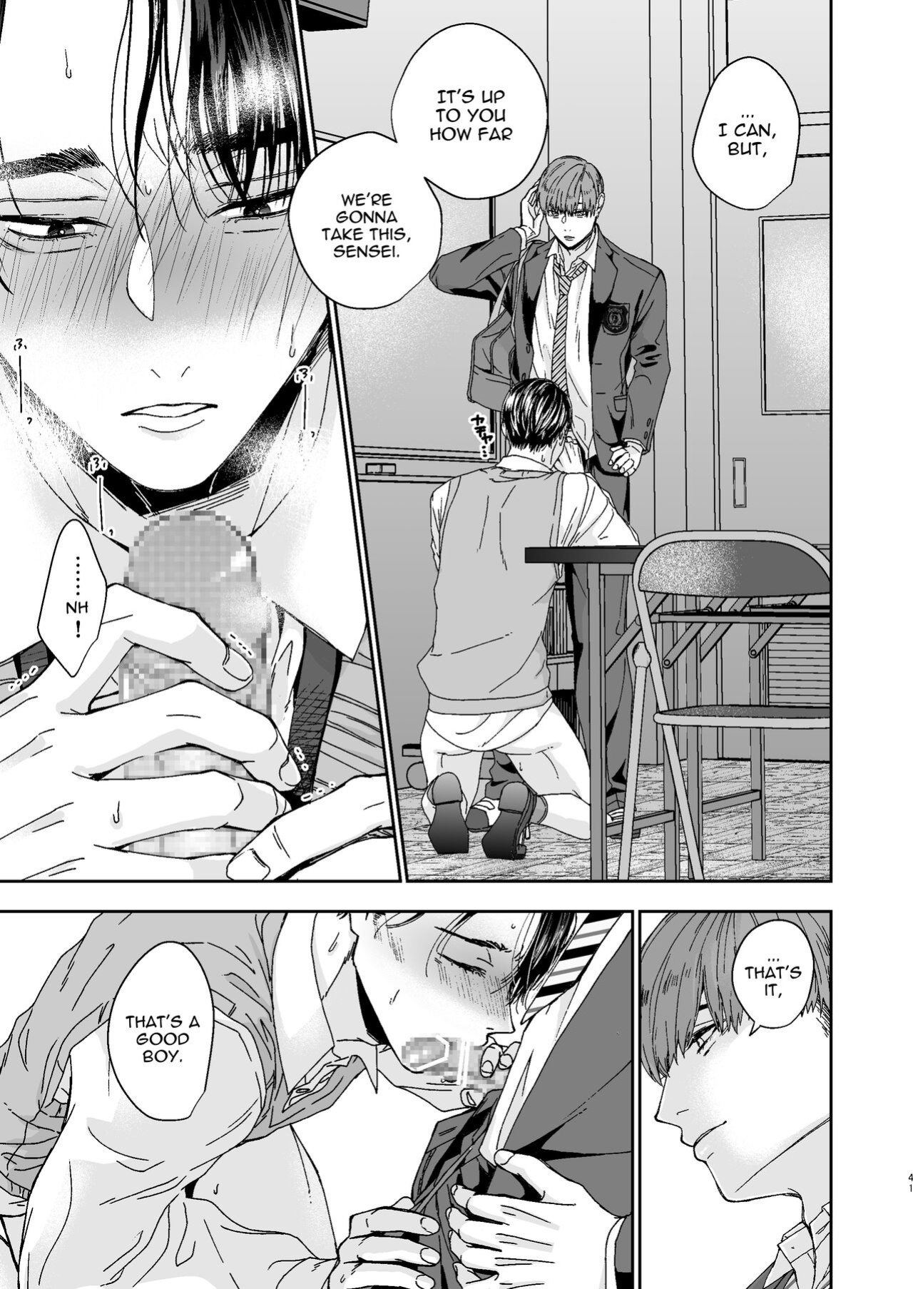 [Kamaboko Teishoku (Kyomu-chan)] No way a Playboy Teacher like me could get Sexually Disciplined and Femcorrupted by my Student!