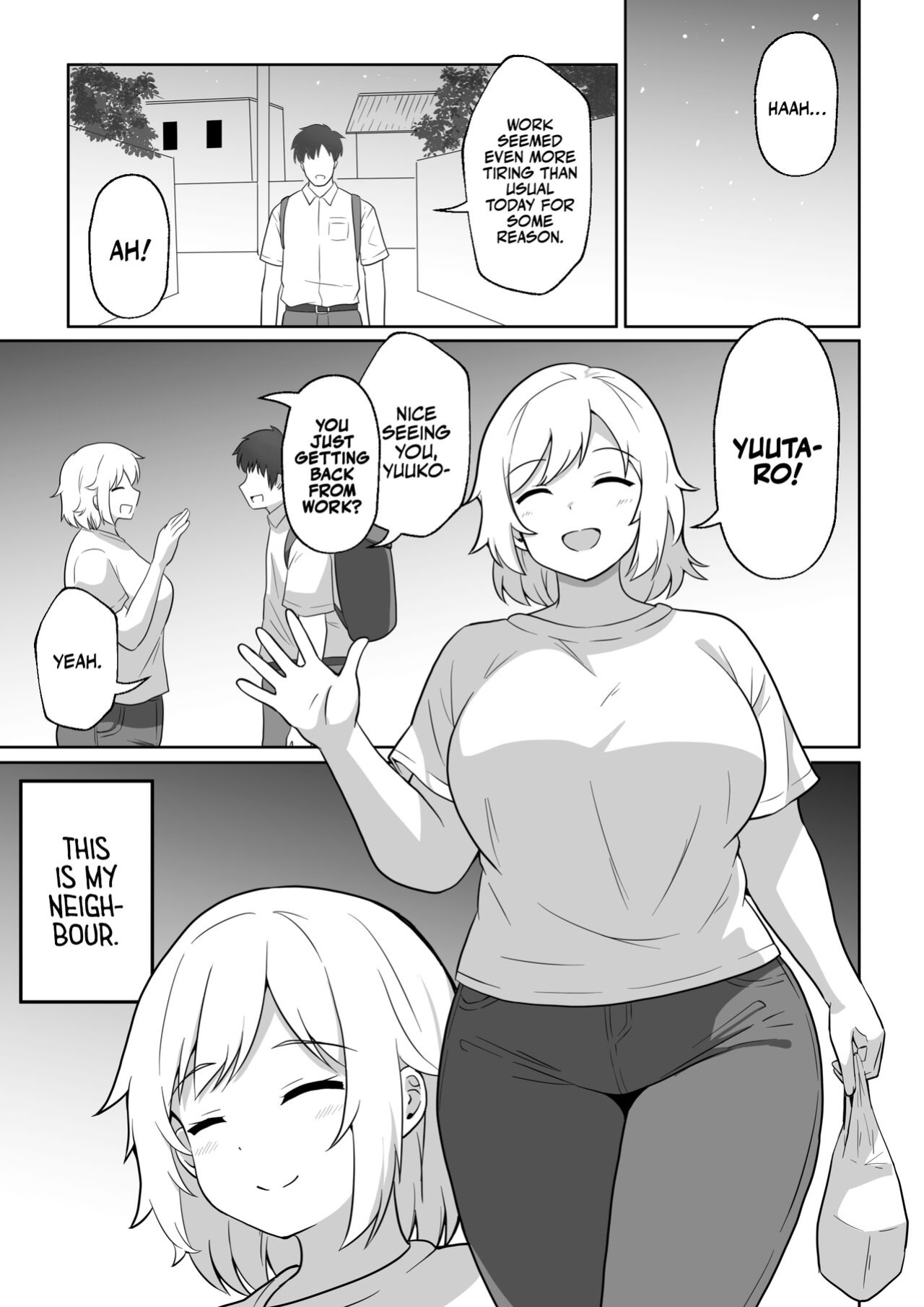 [Ampullaria] Apart no Otonari-san ga Yarasete Kureru Hanashi My Nextdoor Neighbor Let Me Fuck Her [A Cool Person]