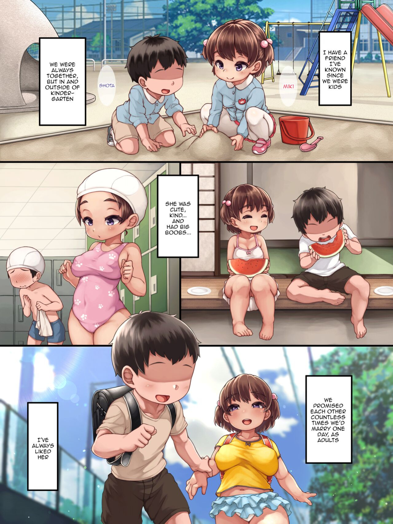 [Matsunoda You] Daisuki datta Osananajimi ga Minna no Seishori Gakari ni Naru Hanashi Story About How My Beloved Childhood Friend Became The Public Cum Dumpster [DL Decensored]