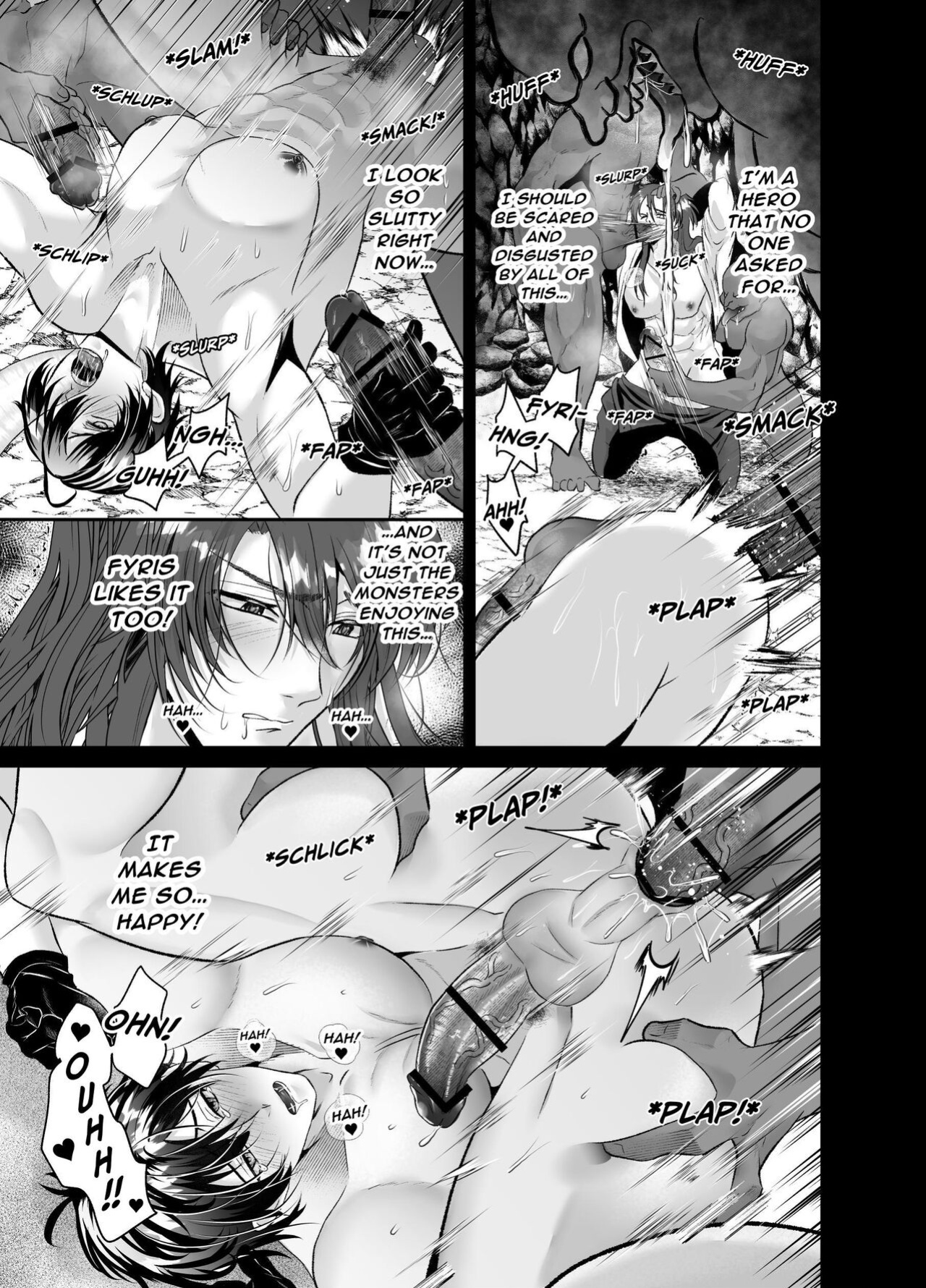 [Nishi no Kiosk (Souichi Keishi)] Ravished and Corrupted by Monsters in a Magic Love Spring ~Hero's Defeat~