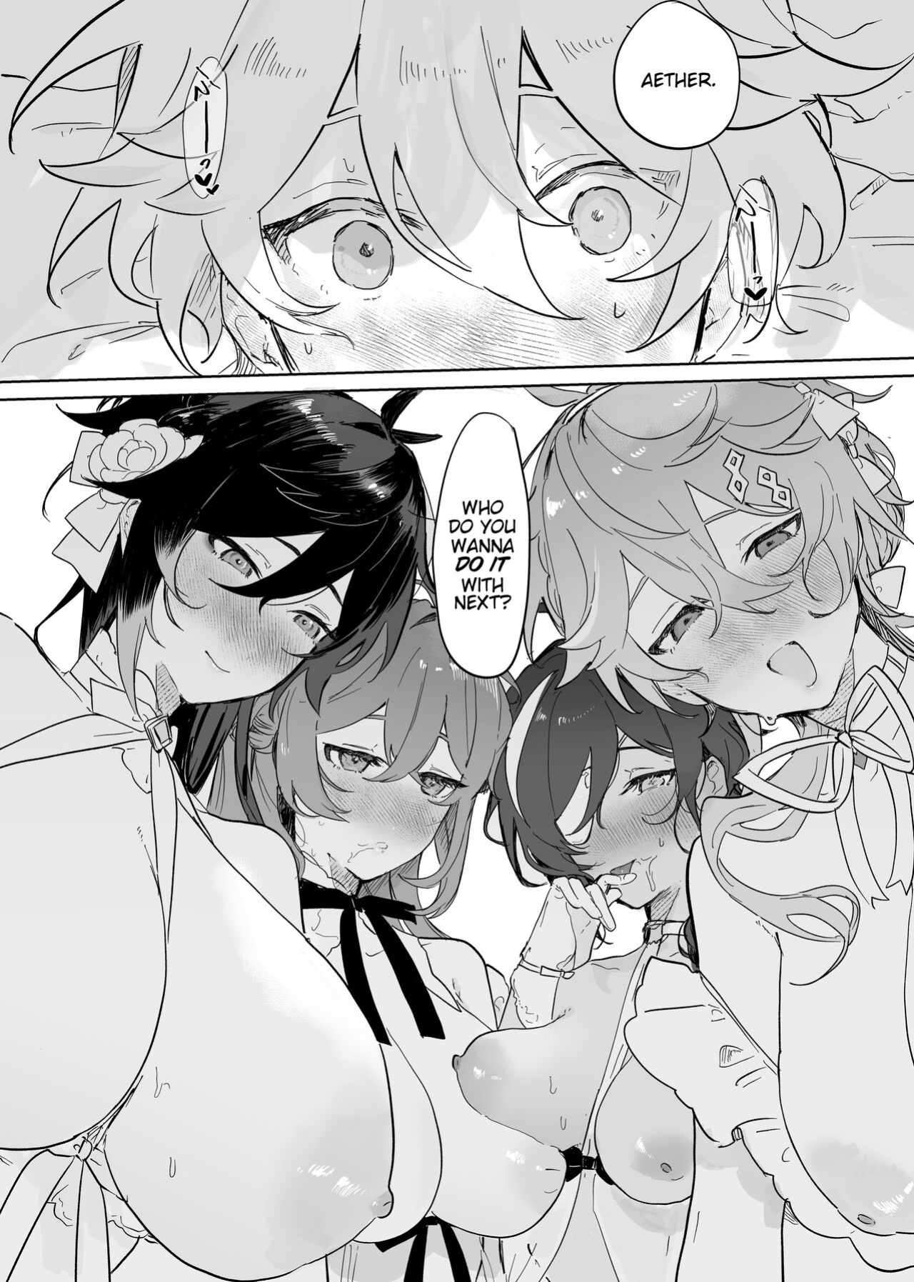 (TOKYO FES 2023) [Domestic Milk (Ogu)] Sora-kun ga Ashinaga Oneechan-tachi to Ichaicha Suru Hon | Aether flirts with the long legged ladies [Disappointing Translations]