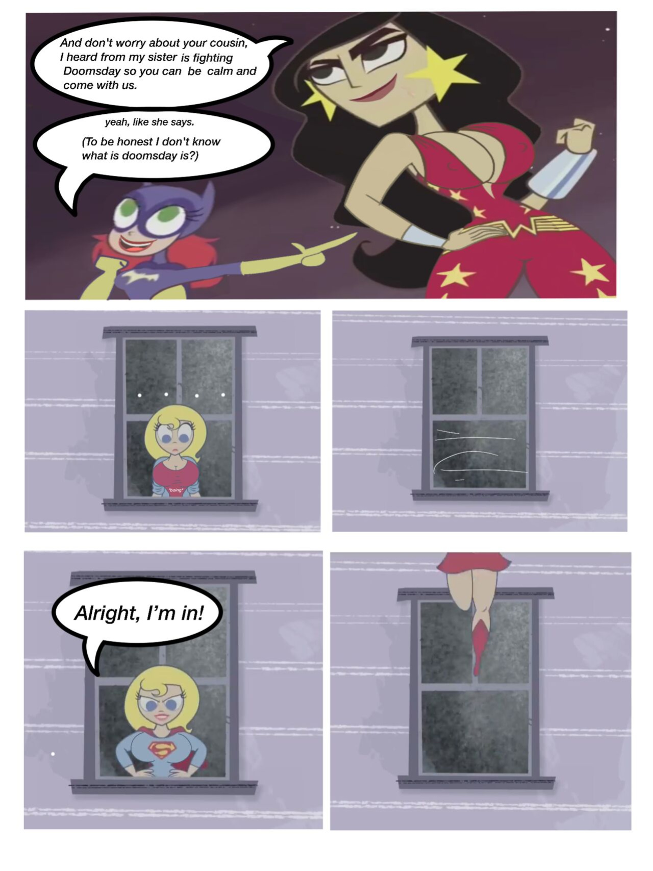 (Djpaint96) Dc Super Best Friends Forever - The Girl’s Punishment (Dc Superhero Girl)