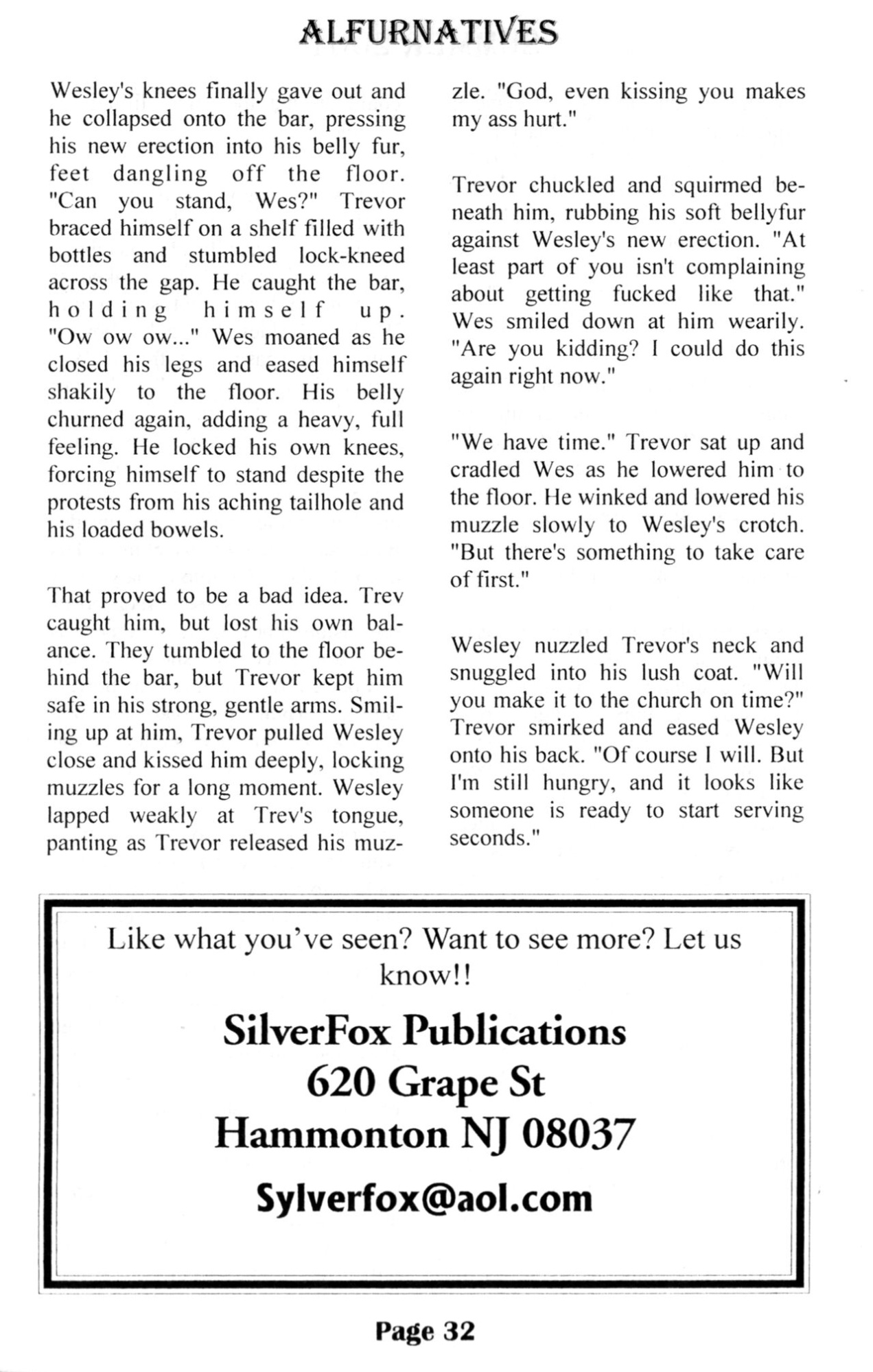 [SilverFox Publications (Various)] Alfurnatives: Volume 1 #7