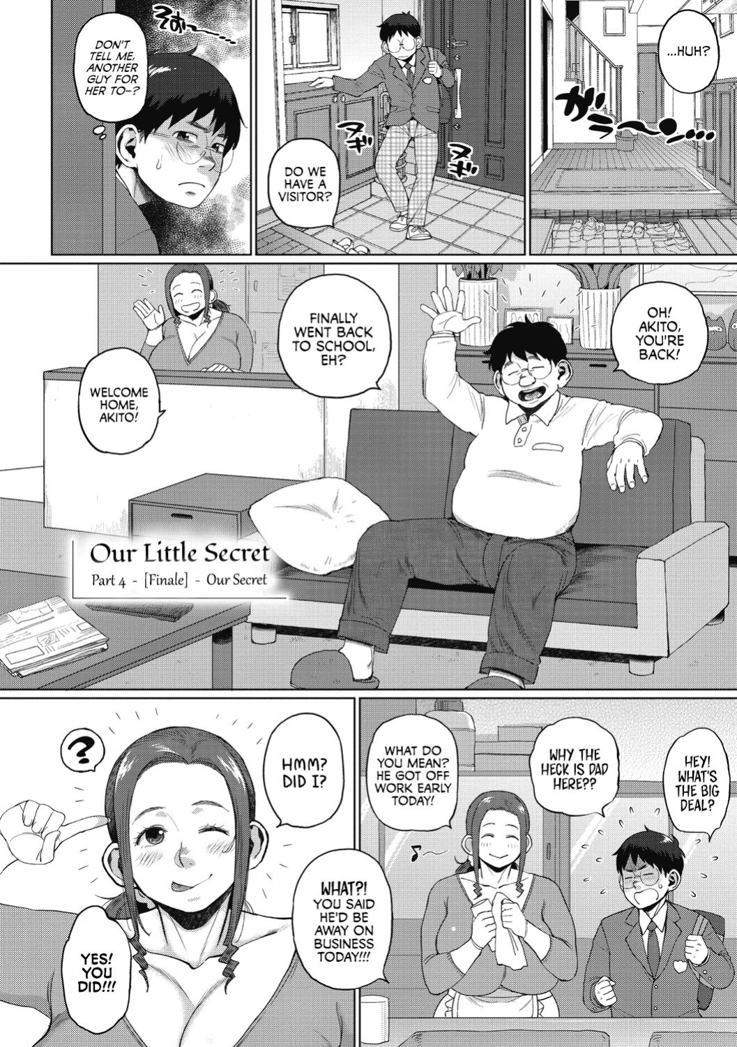 [Muronaga Chaashuu] Our Secret [Part 4] ~Our Secret~ (Kaa-san no Umoretai Karada) [full tummy]